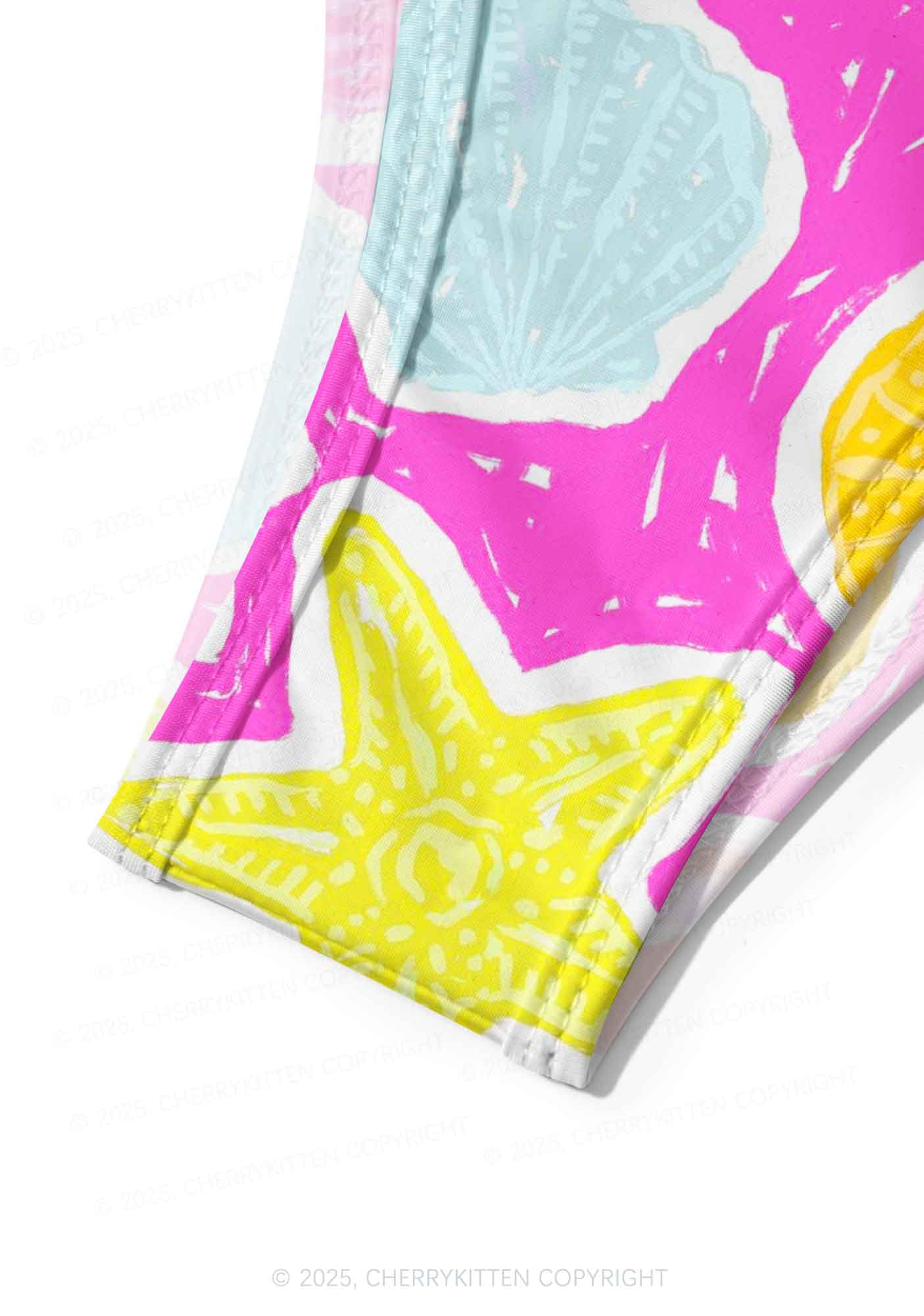 Colorful Seashell Y2K Print Bikini Set Cherrykitten - Image 6