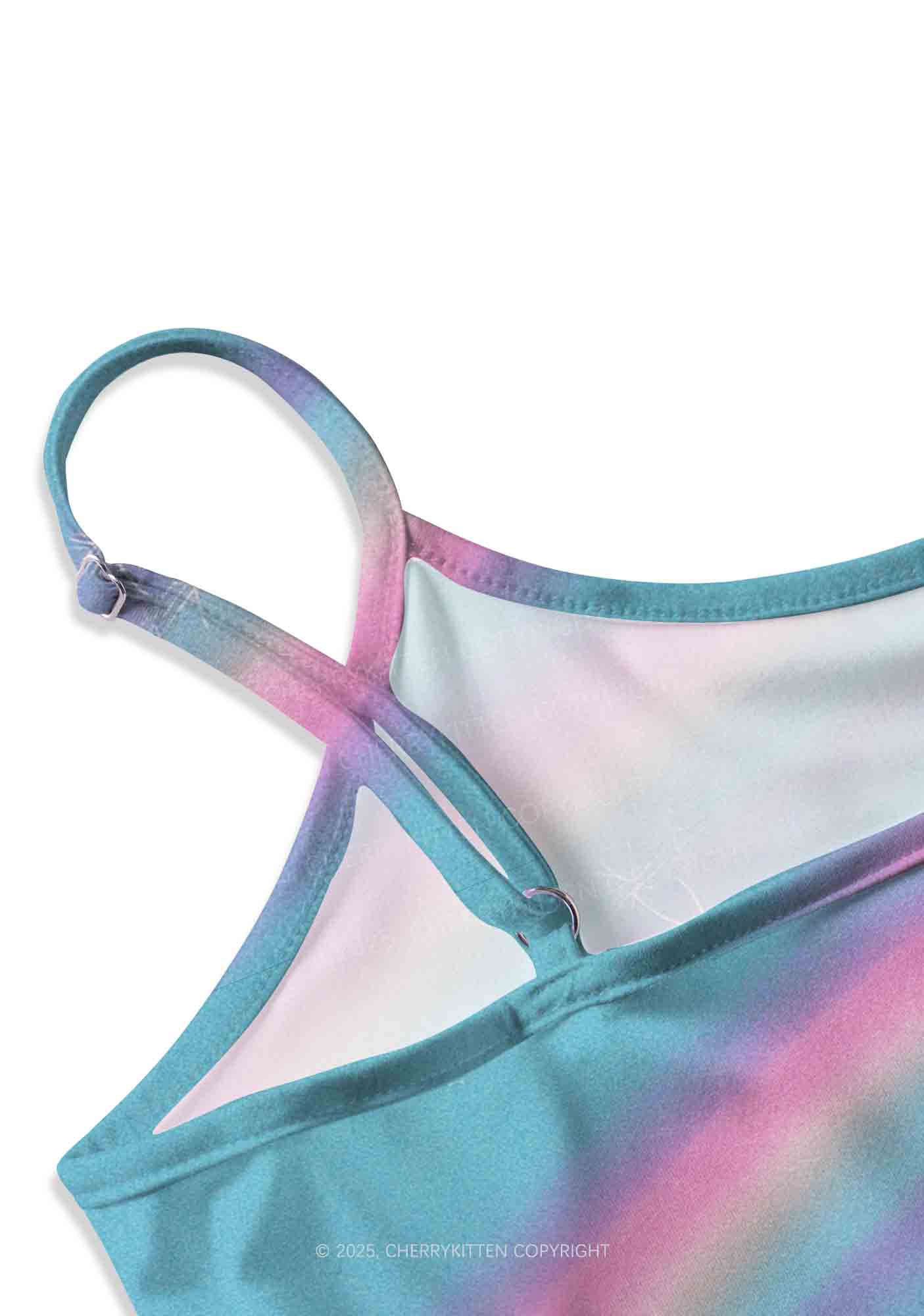 Colorful Unicorn Y2K Print Slip Dress Cherrykitten - Image 3