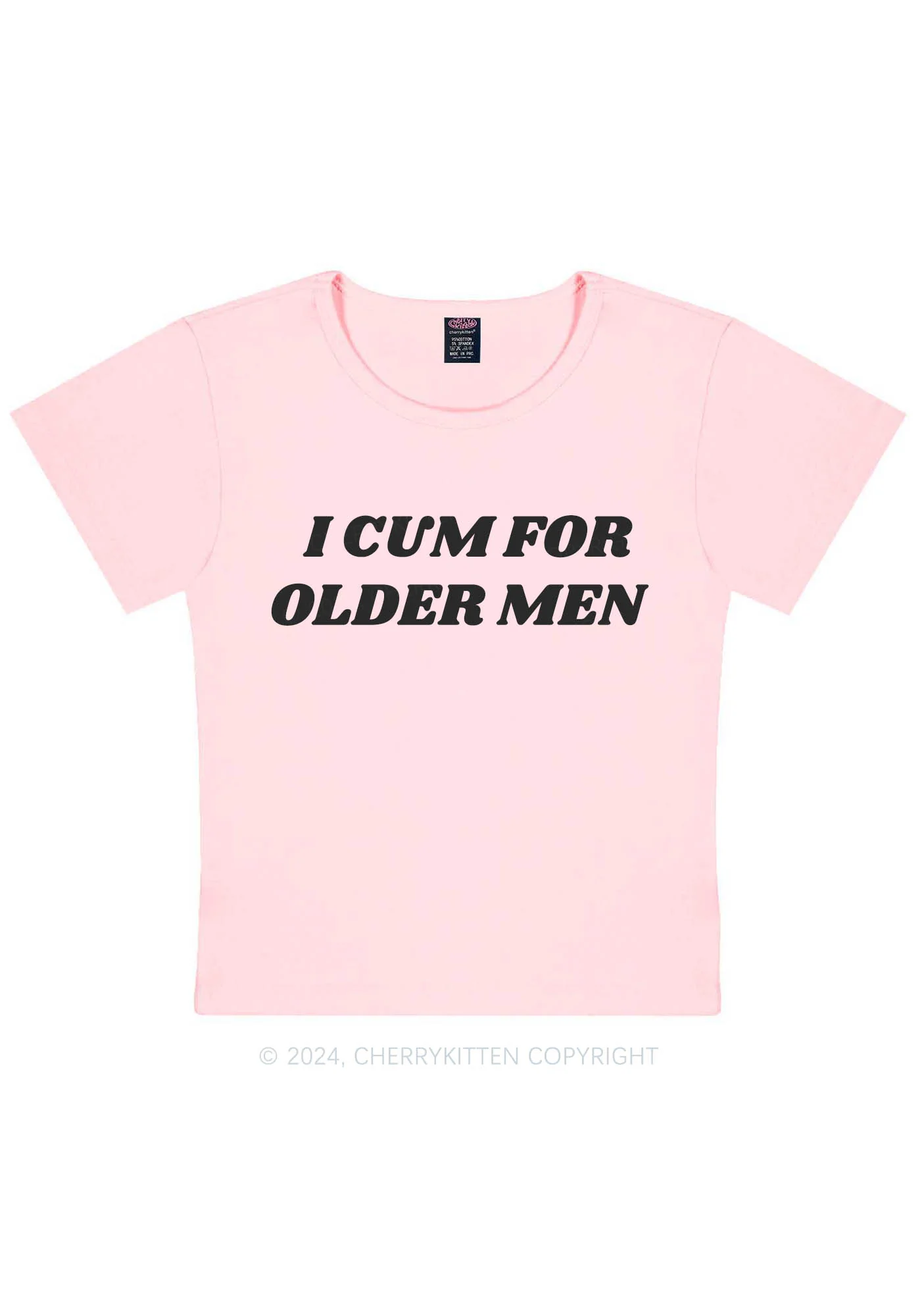 Come For Older Men Y2K Baby Tee Cherrykitten - Image 11