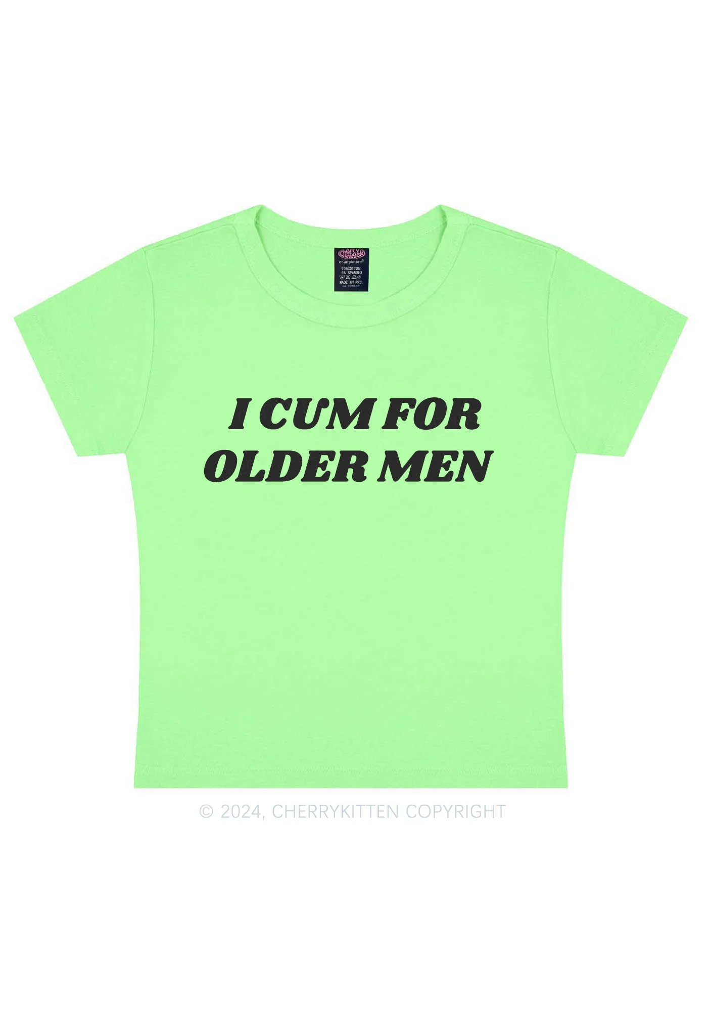 Come For Older Men Y2K Baby Tee Cherrykitten - Image 12