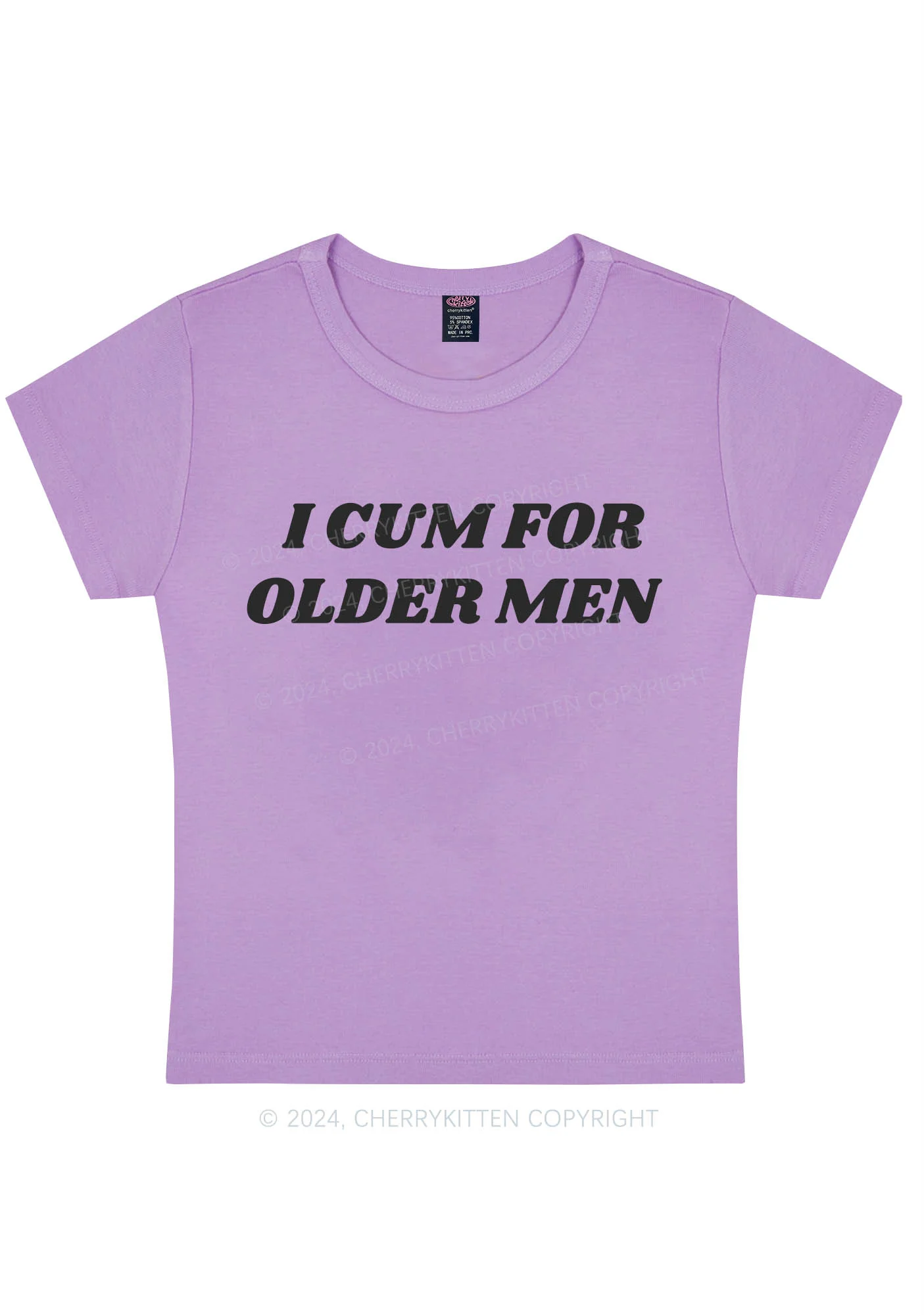 Come For Older Men Y2K Baby Tee Cherrykitten - Image 7