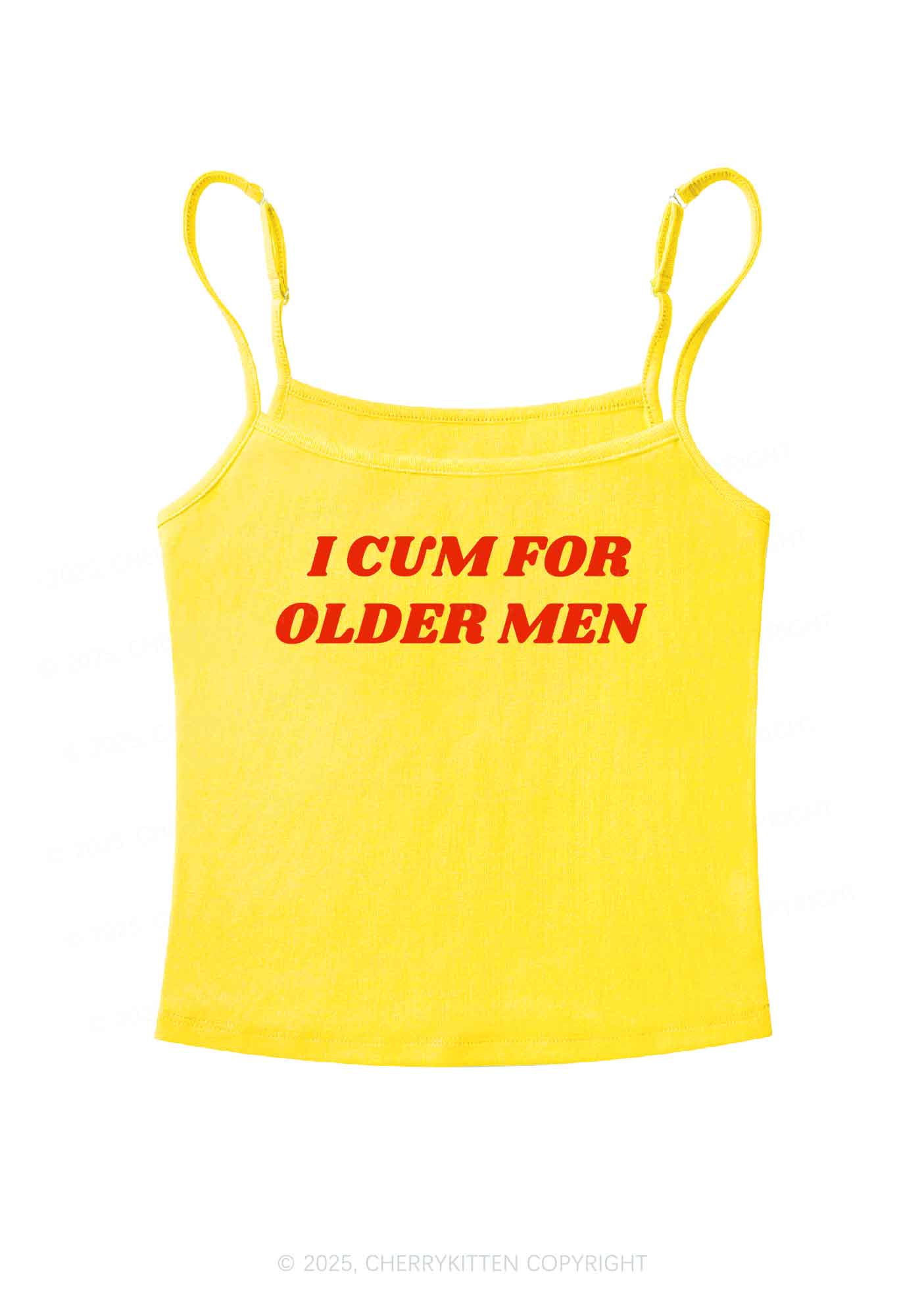 Come For Older Men Y2K Spaghetti Strap Cami Cherrykitten - Image 7