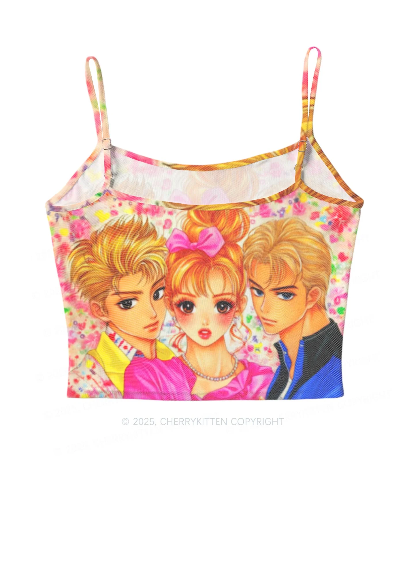 Comic Youth Y2K Mesh Cami Tank Cherrykitten - Image 3