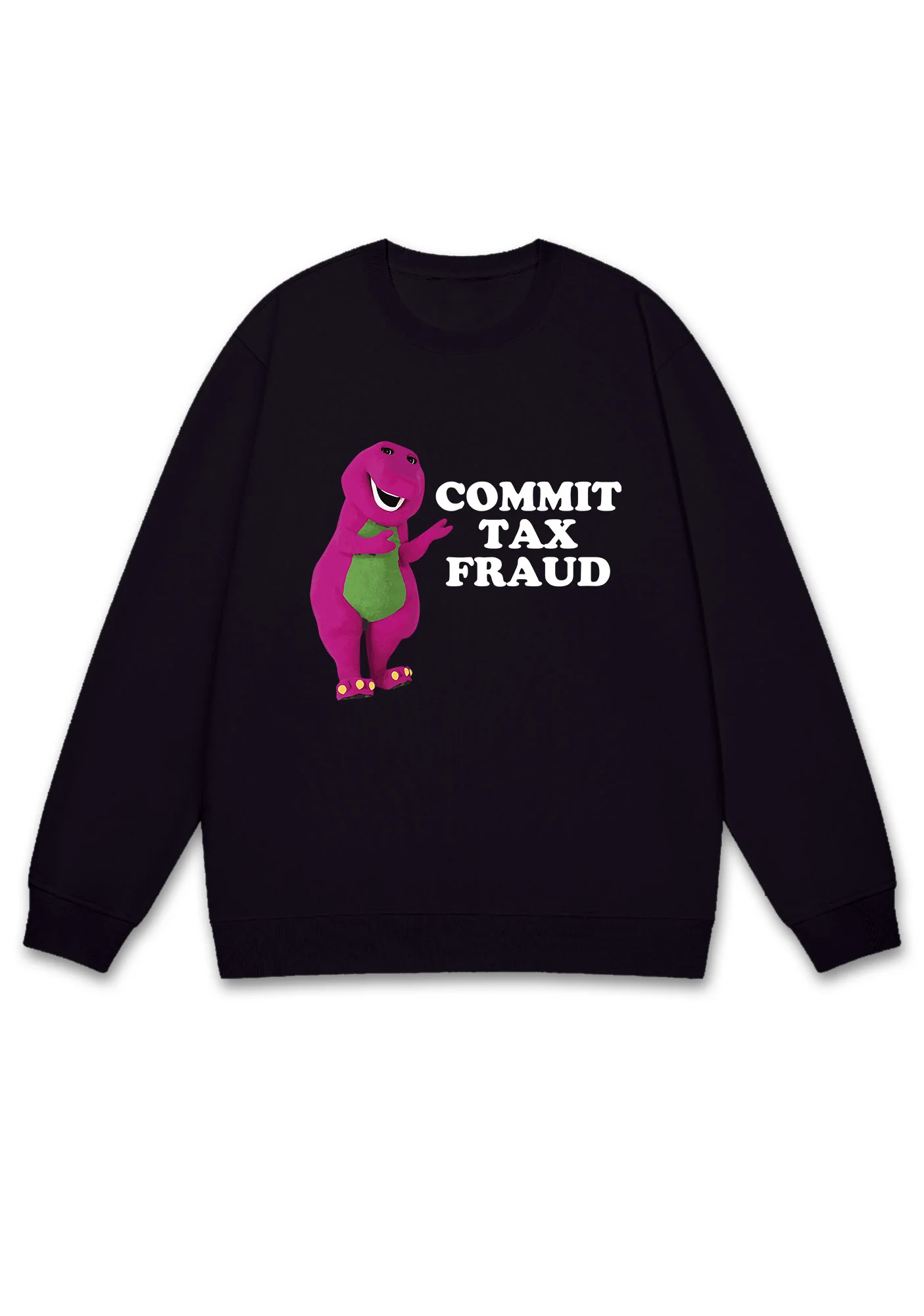 Commit Tax Fraud Y2K Sweatshirt - Image 3