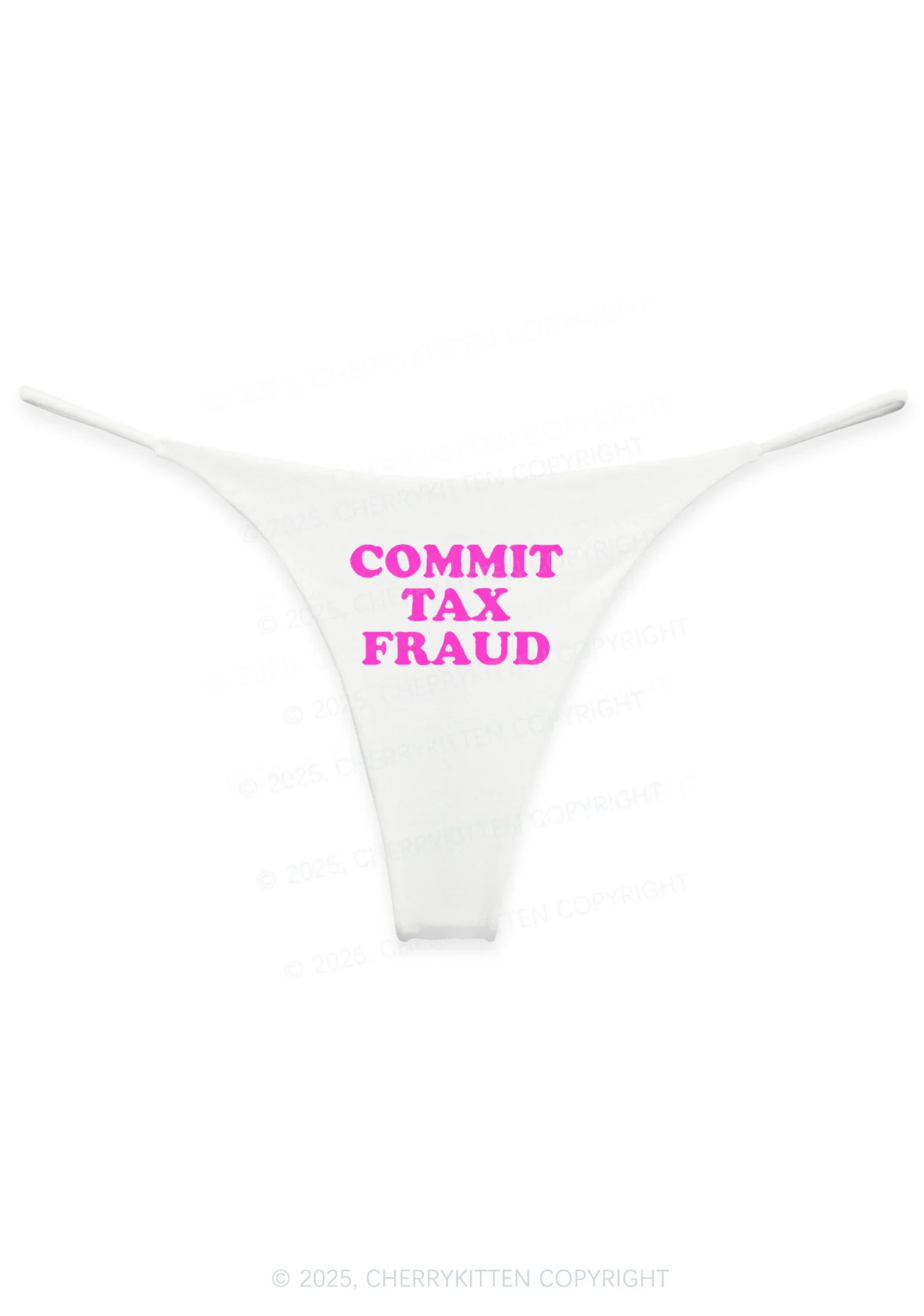 Commit Tax Fraud Y2K Bikini String Thong Cherrykitten - Image 3
