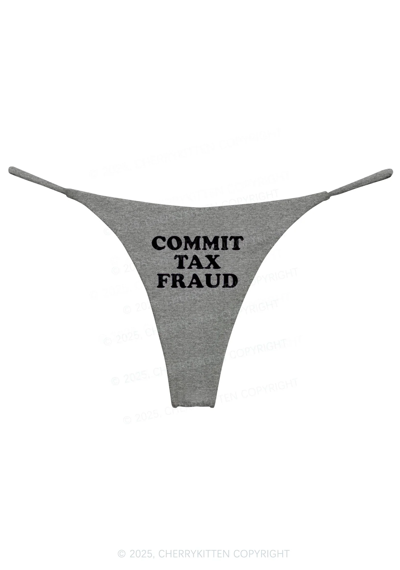 Commit Tax Fraud Y2K Bikini String Thong Cherrykitten - Image 9