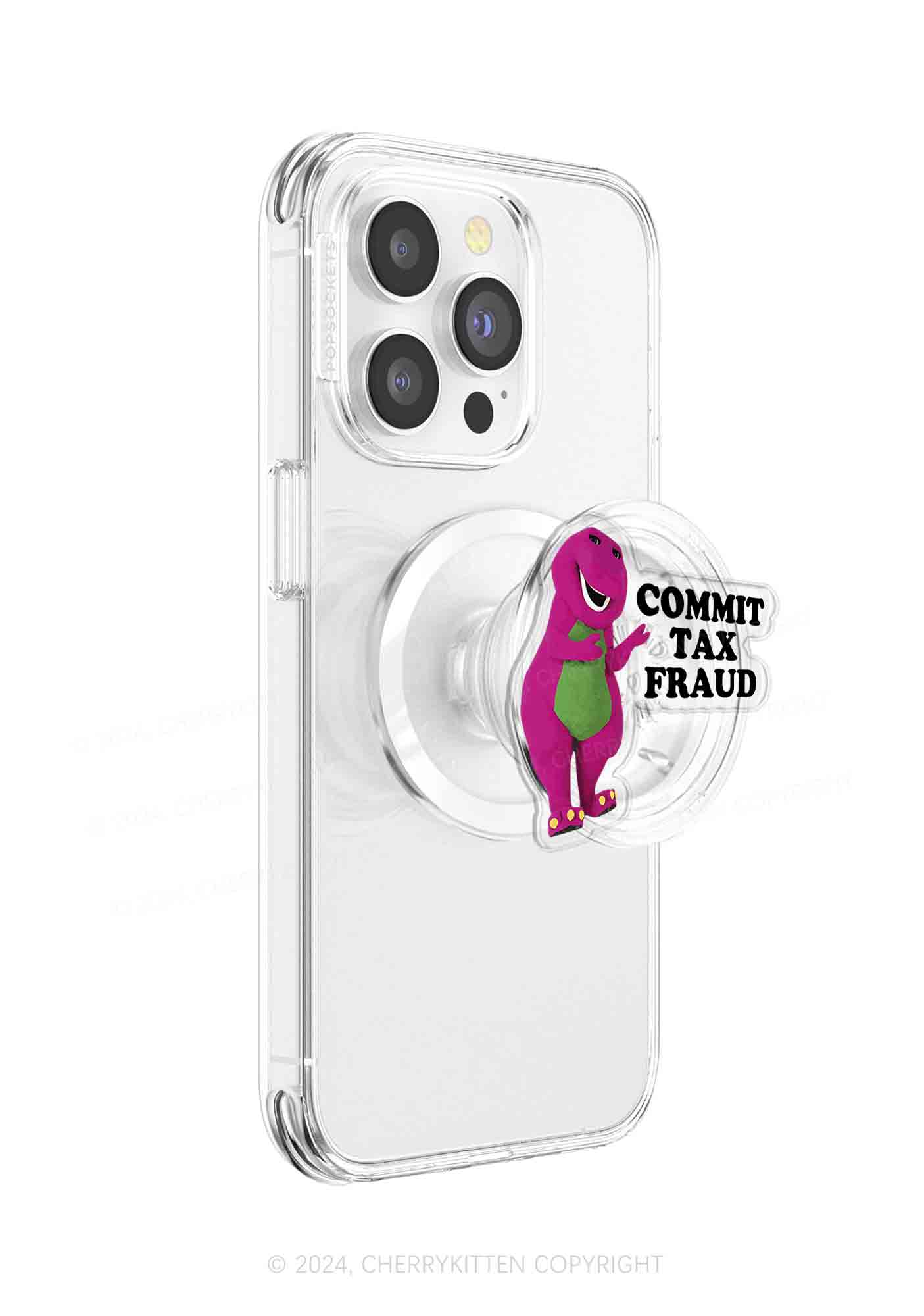 Commit Tax Fraud Y2K Magnetic Phone Grip Holder Cherrykitten - Image 3