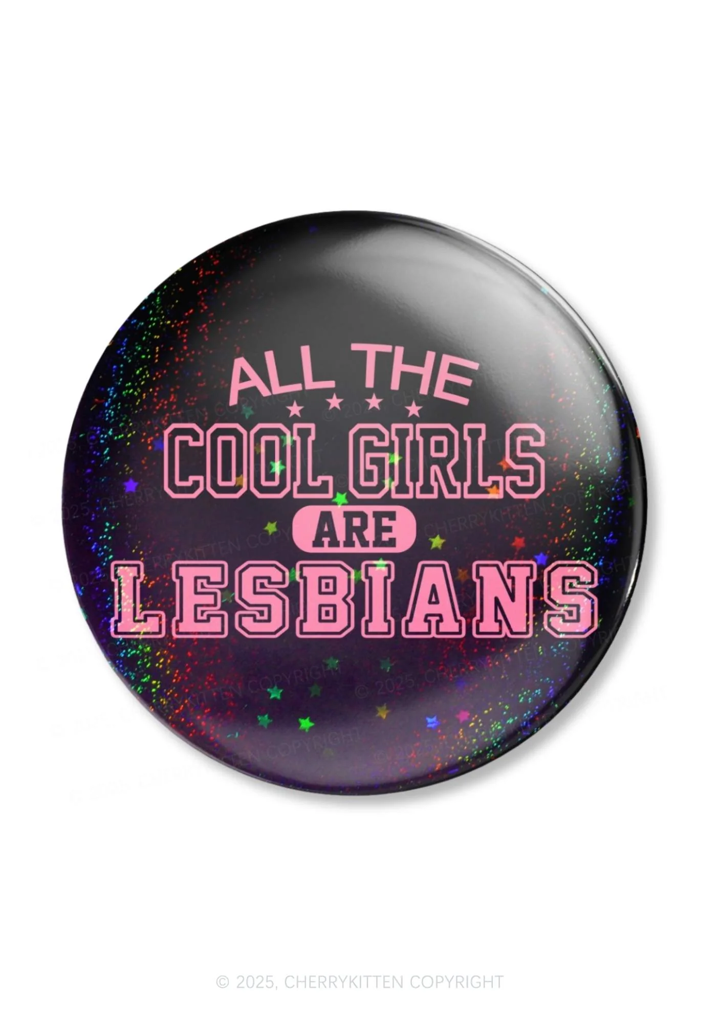 Cool Girls Are Lesbians Pride 1Pc Y2K Pin Badge Cherrykitten - Image 3