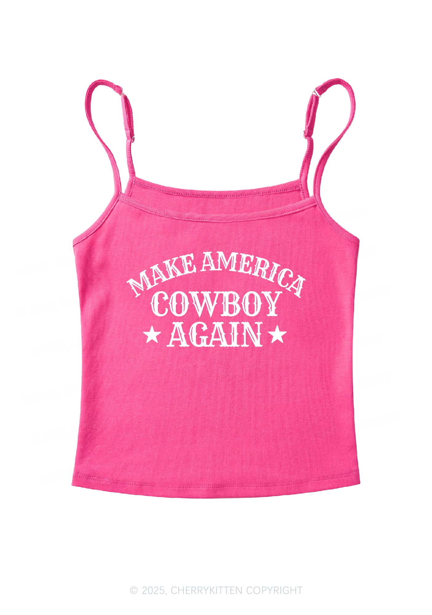 Cowboy Again Y2K Spaghetti Strap Cami Cherrykitten - Image 5