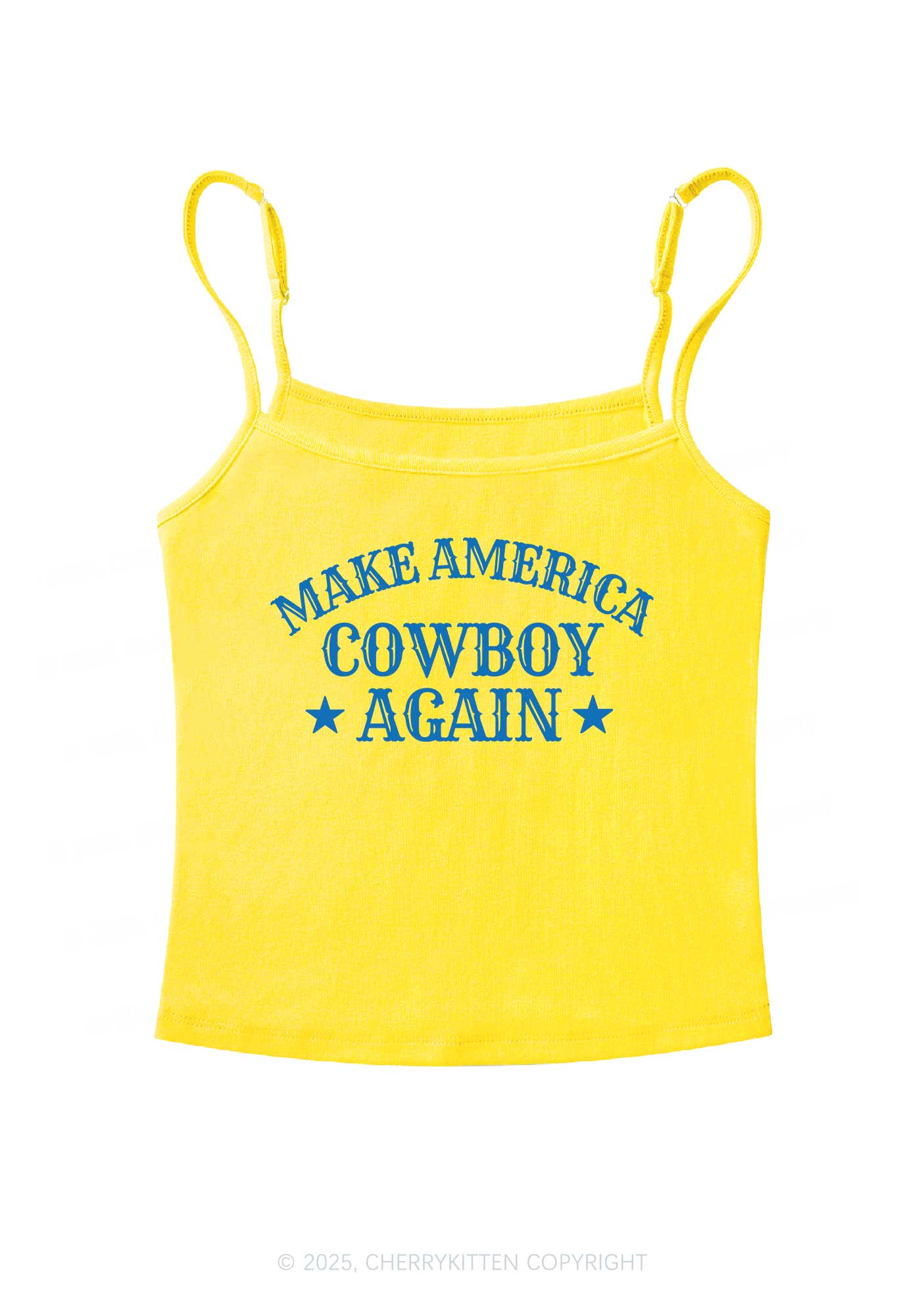Cowboy Again Y2K Spaghetti Strap Cami Cherrykitten - Image 7
