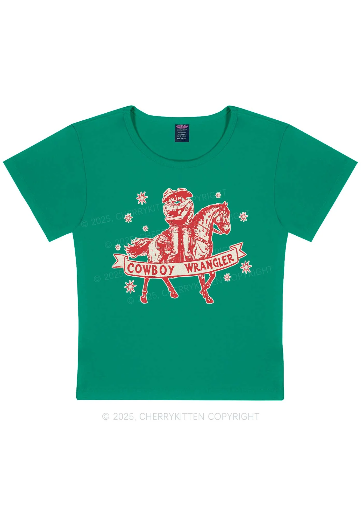 Cowboy Wrangler Pride Y2K Baby Tee Cherrykitten - Image 11