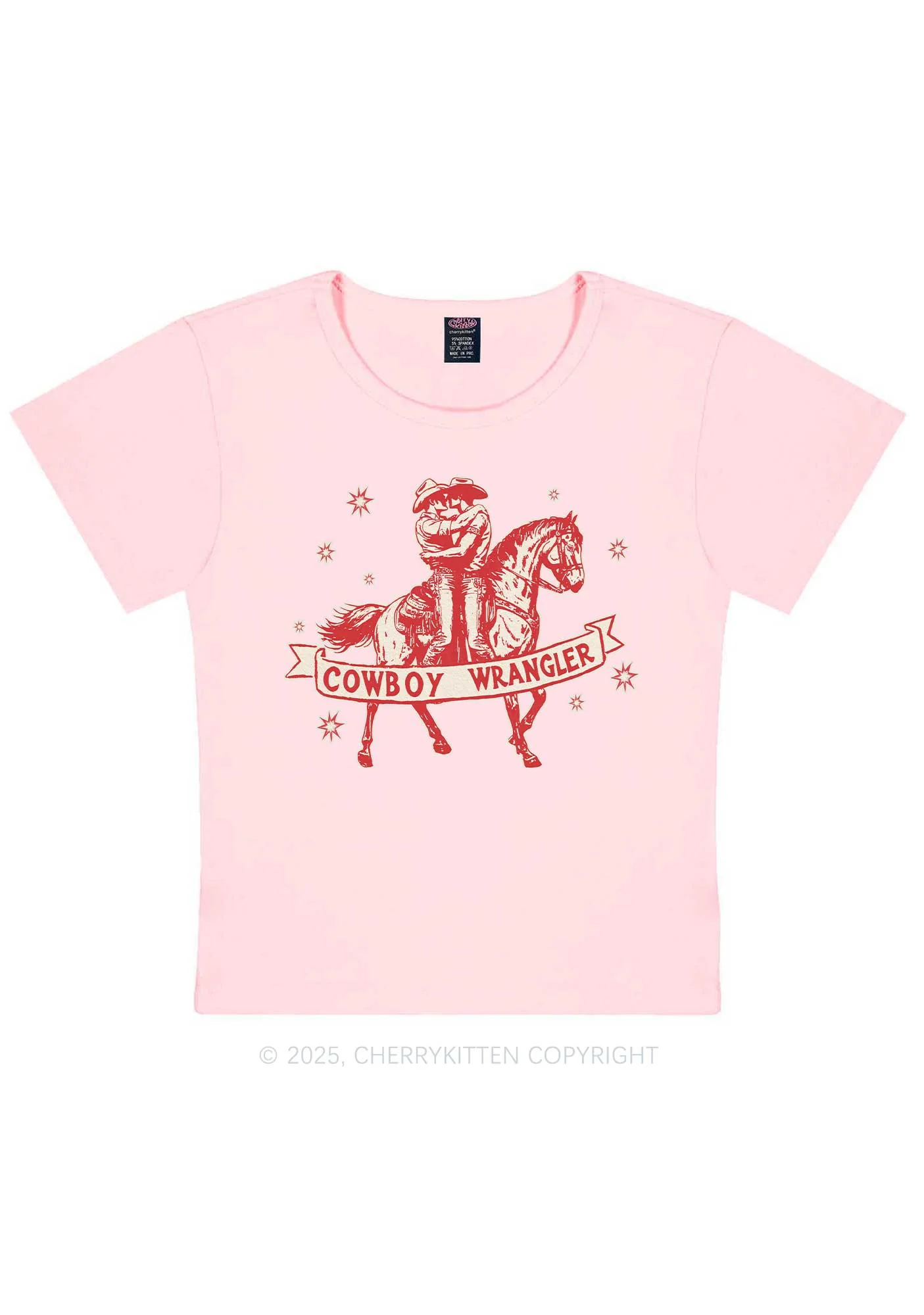 Cowboy Wrangler Pride Y2K Baby Tee Cherrykitten - Image 12