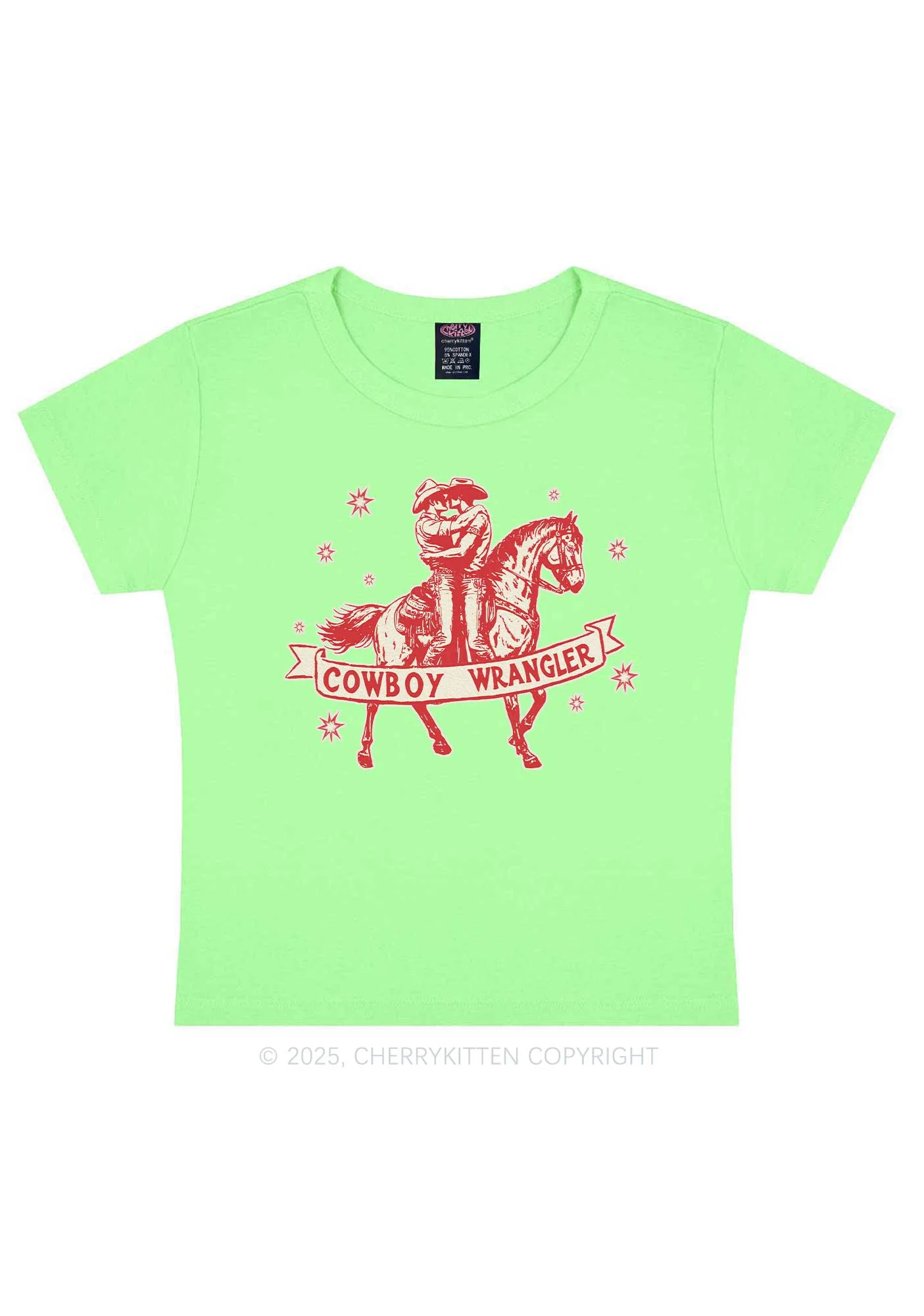 Cowboy Wrangler Pride Y2K Baby Tee Cherrykitten - Image 13
