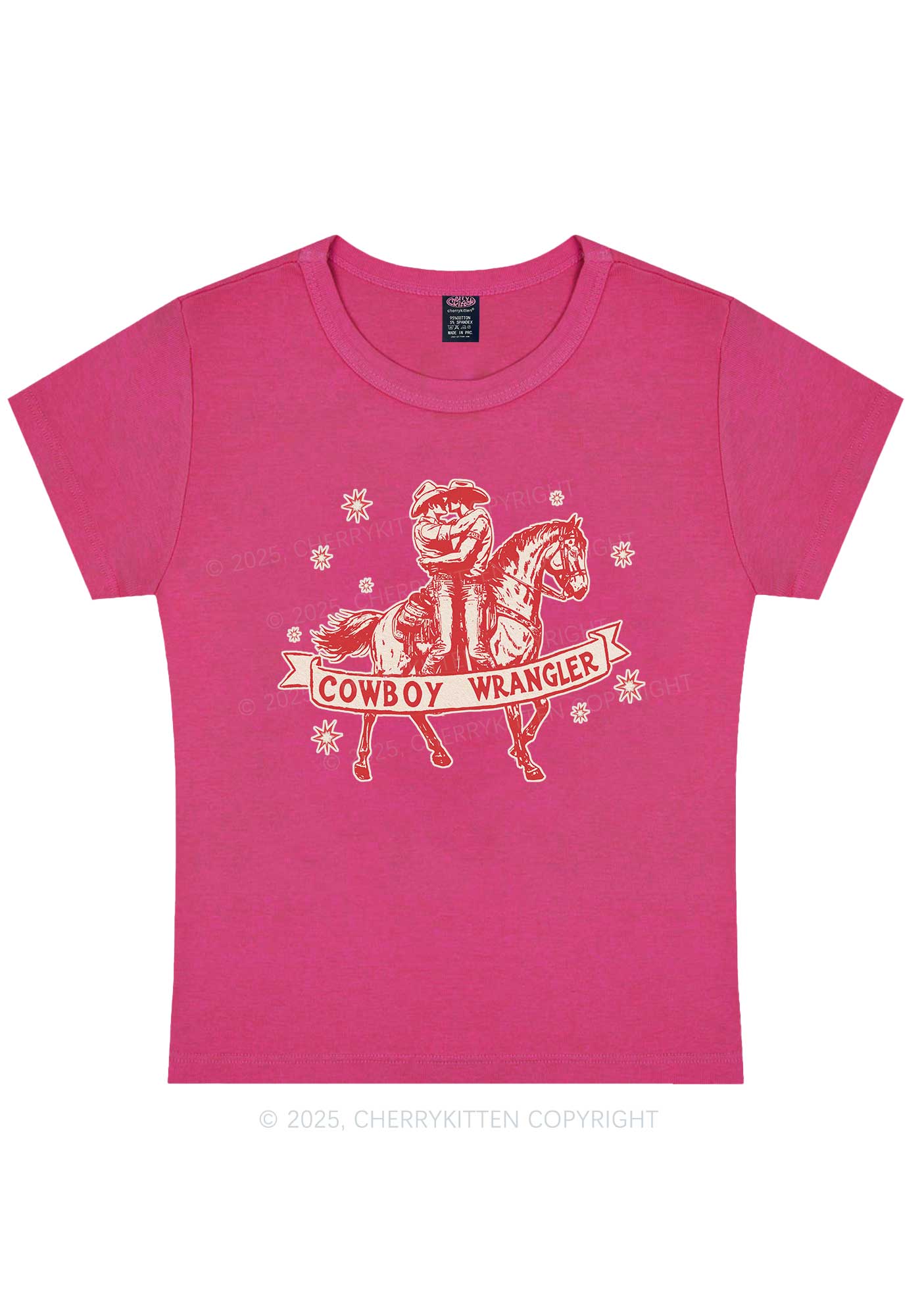 Cowboy Wrangler Pride Y2K Baby Tee Cherrykitten - Image 6