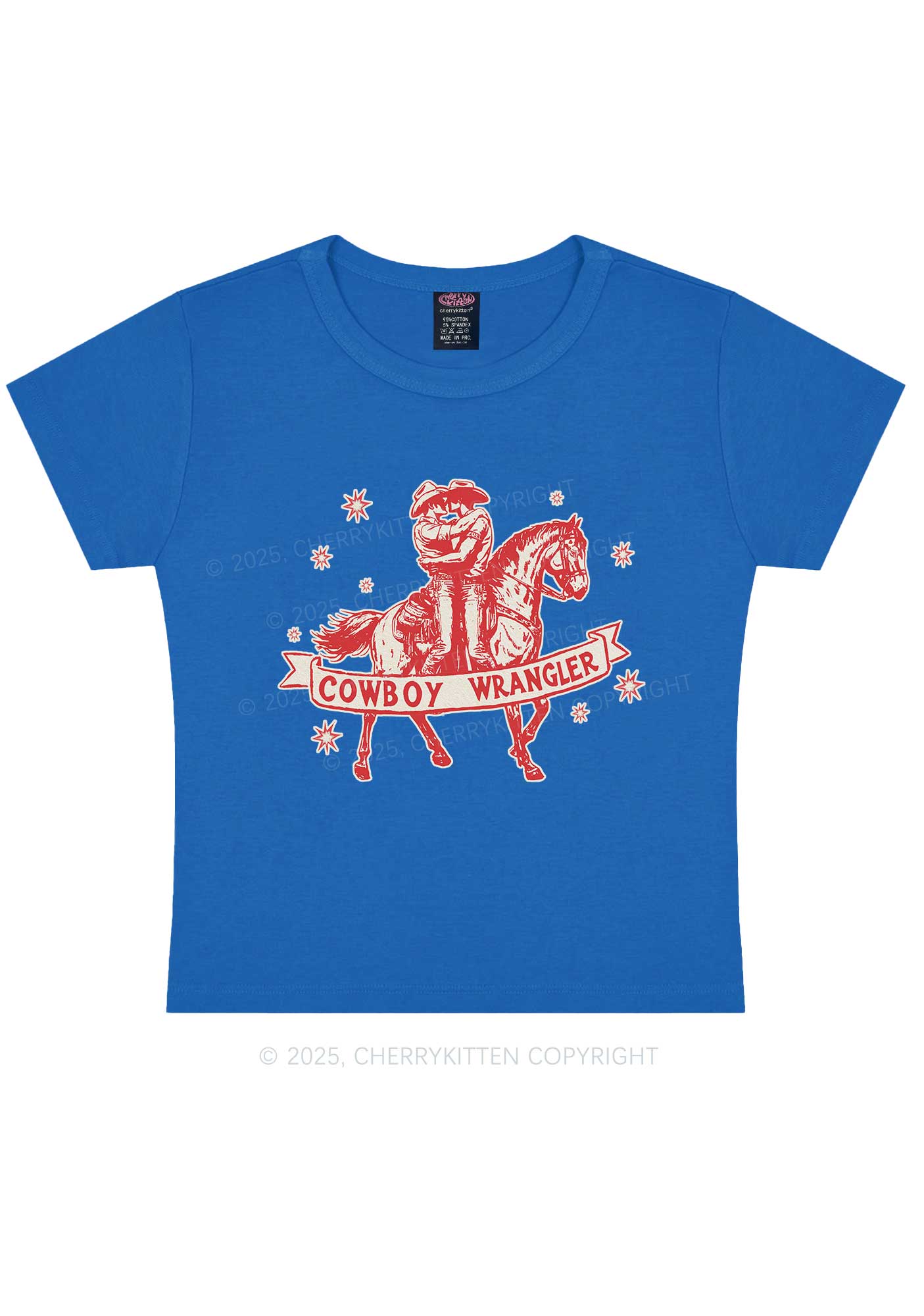 Cowboy Wrangler Pride Y2K Baby Tee Cherrykitten - Image 9