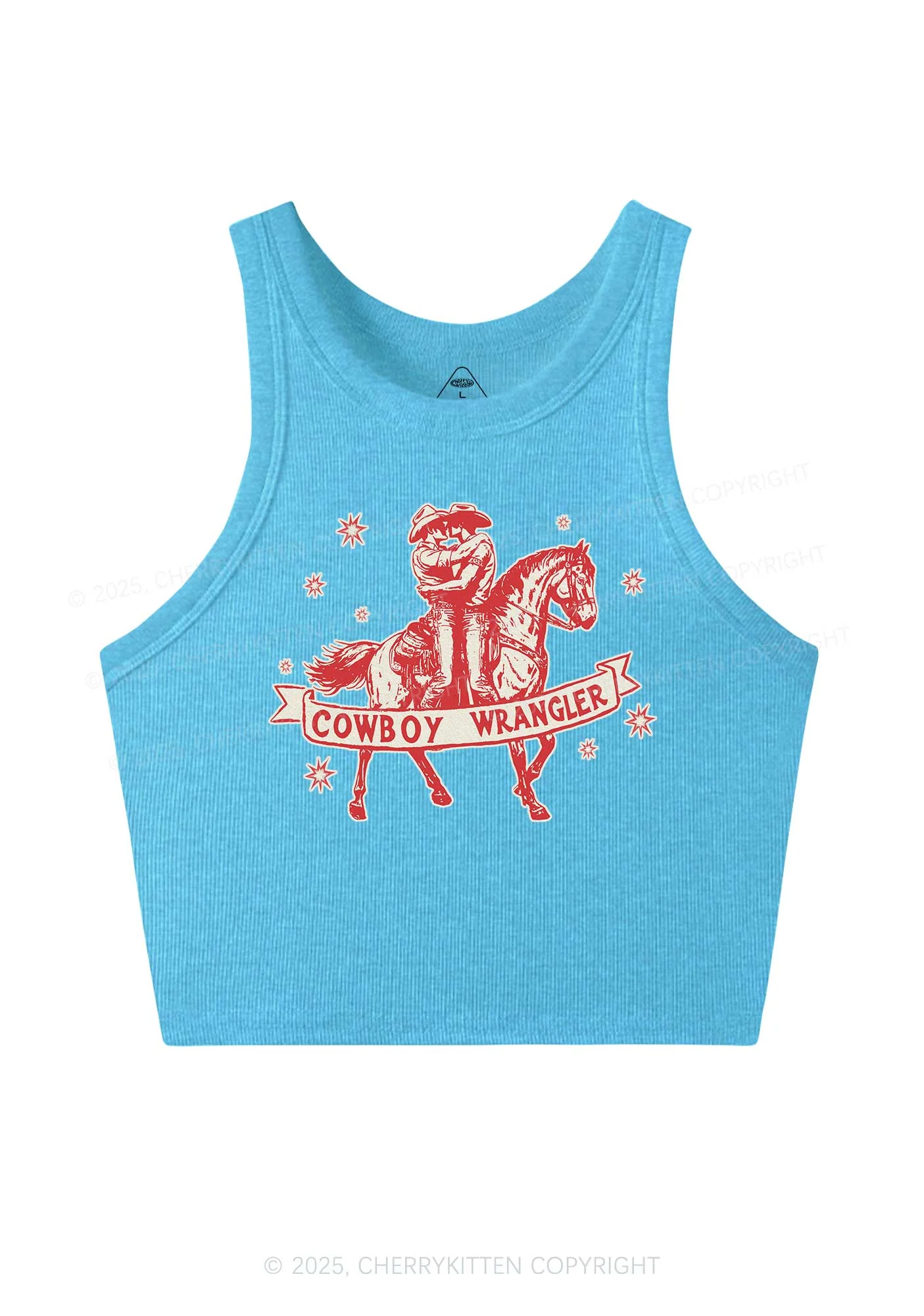 Cowboy Wrangler Pride Y2K Crop Tank Top Cherrykitten - Image 5