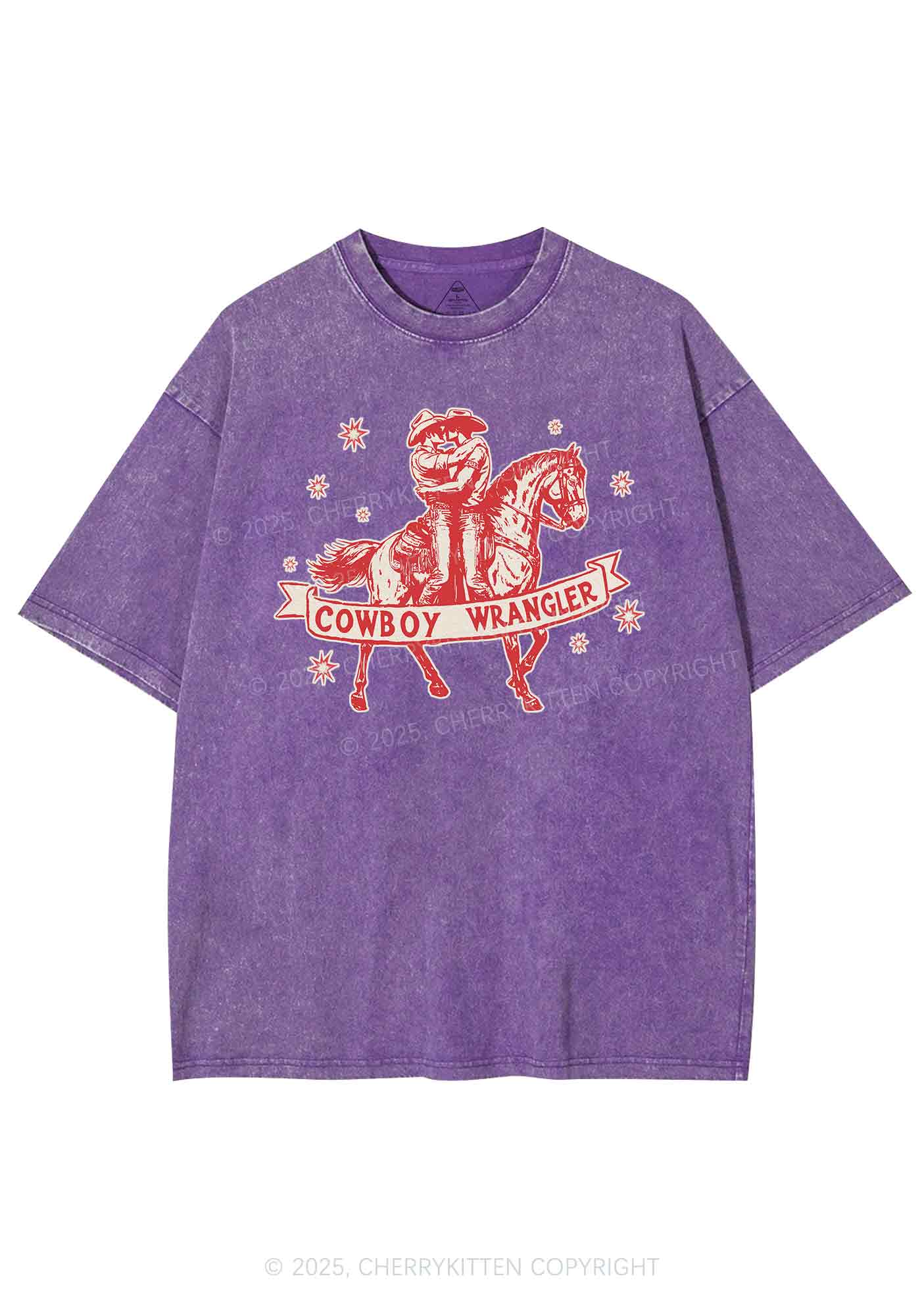 Cowboy Wrangler Pride Y2K Shirts Washed Tee Cherrykitten - Image 5