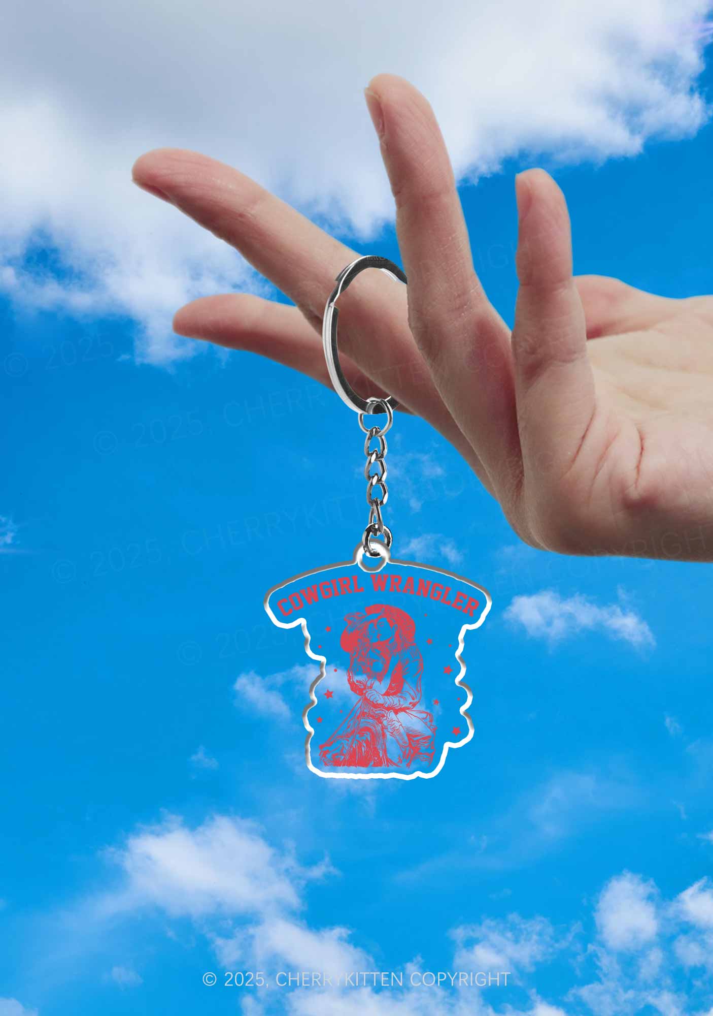 Cowgirl Wrangler Pride 1Pc Y2K Keychain Cherrykitten - Image 3