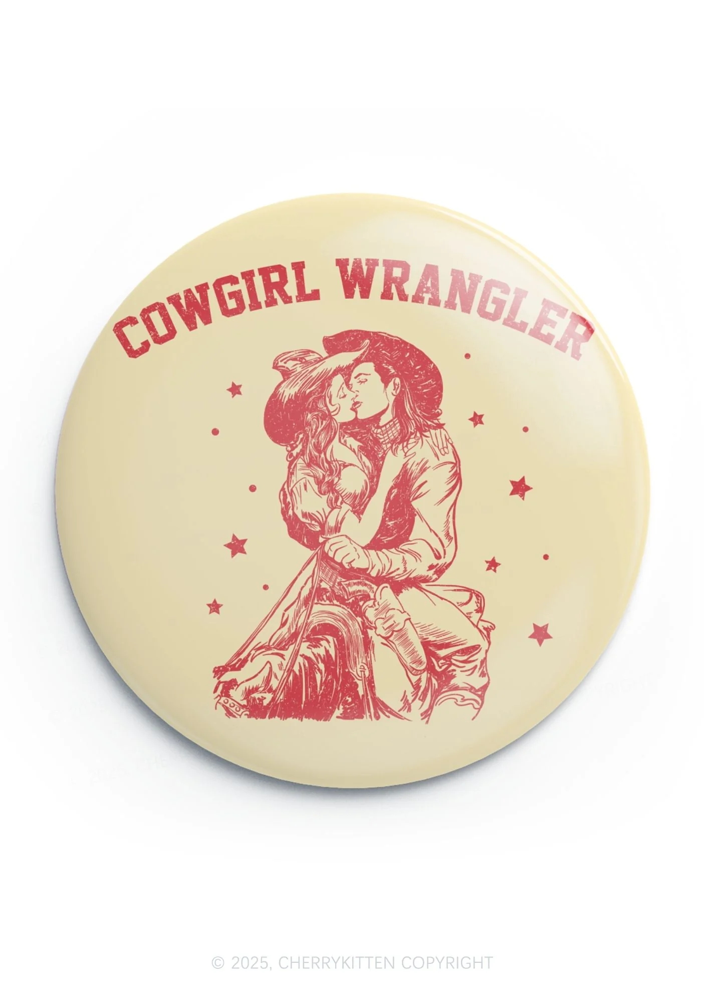 Cowgirl Wrangler Pride 1Pc Y2K Pin Badge Cherrykitten - Image 3