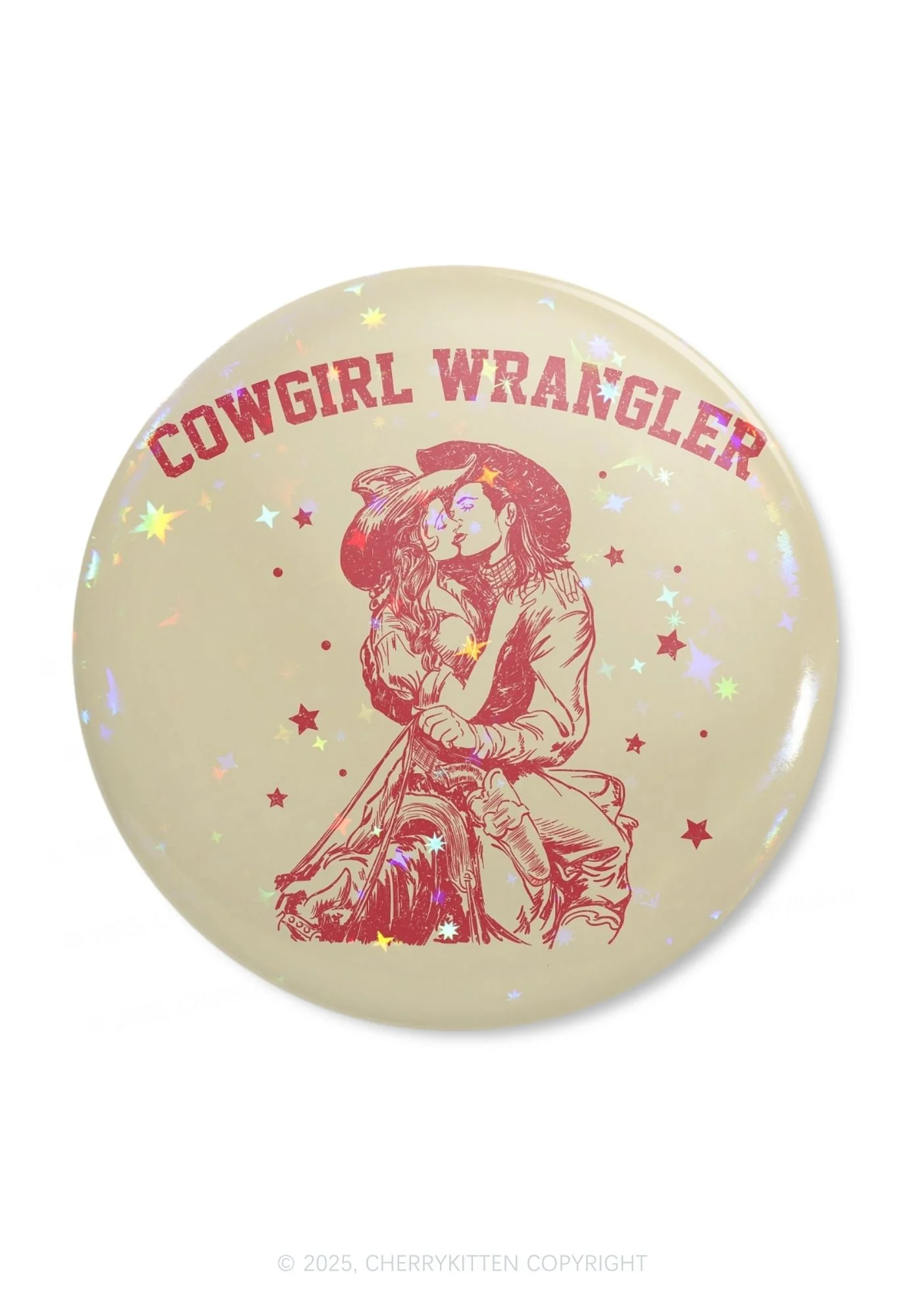 Cowgirl Wrangler Pride 1Pc Y2K Pin Badge Cherrykitten - Image 4