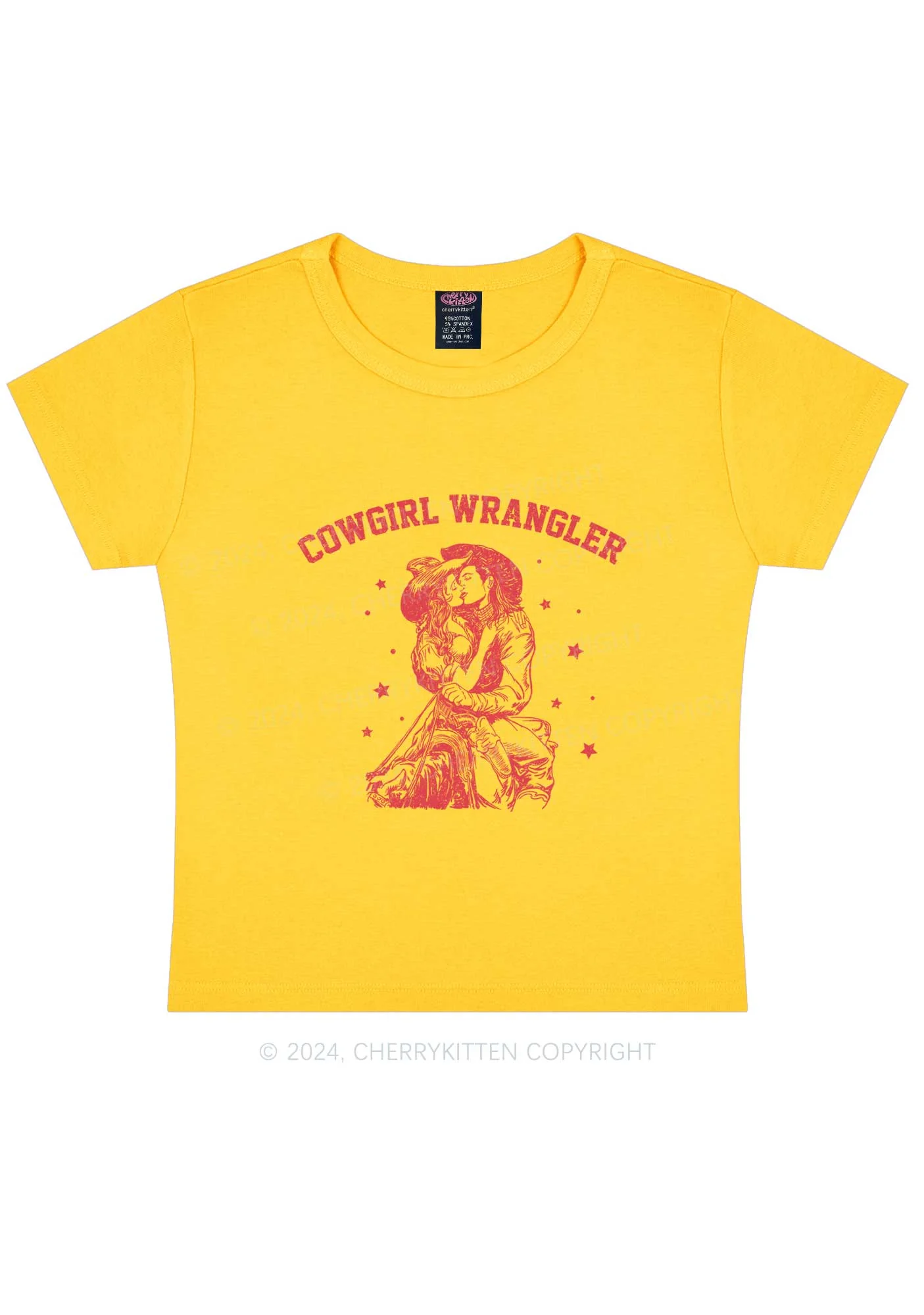 Cowgirl Wrangler Y2K Baby Tee Cherrykitten - Image 9