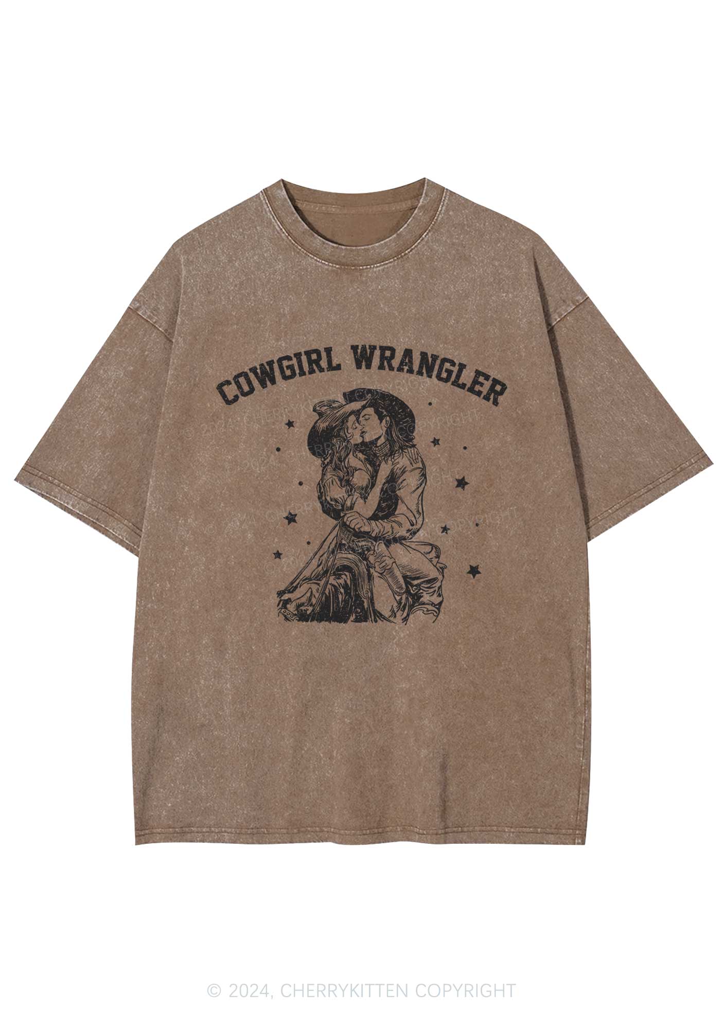 Cowgirl Wrangler Y2K Washed Tee Cherrykitten - Image 6