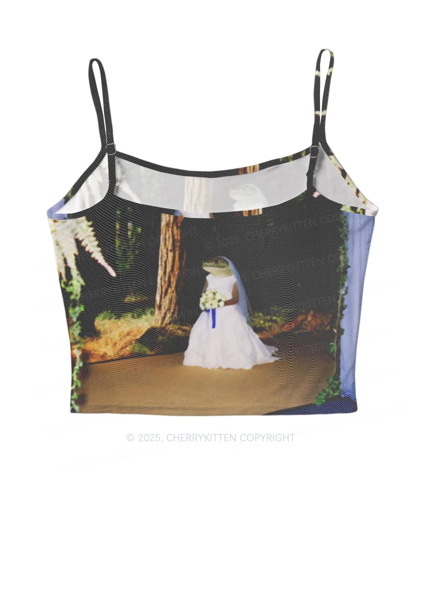 Crocodile Bride Y2K Mesh Cami Tank Cherrykitten - Image 3