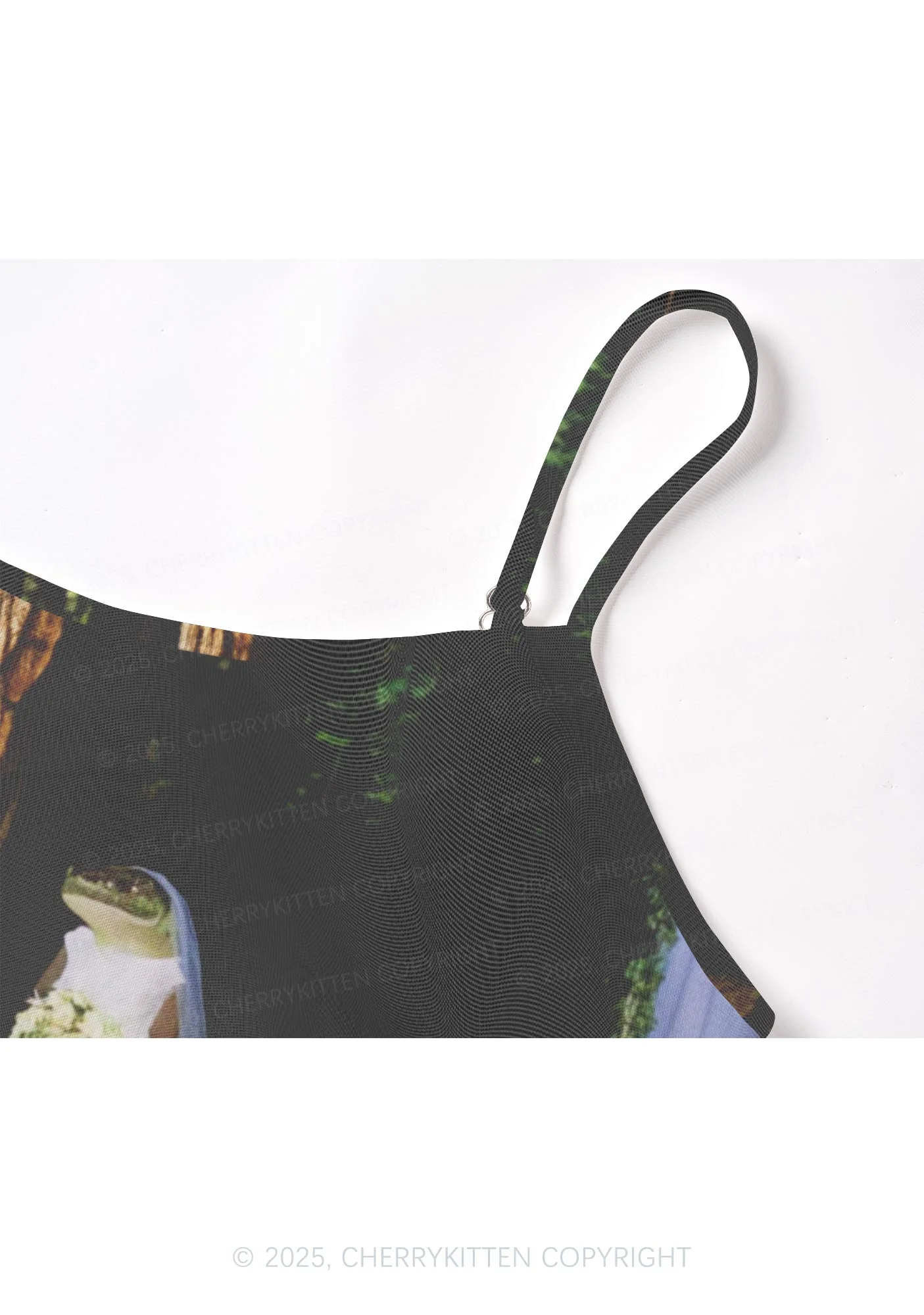 Crocodile Bride Y2K Mesh Cami Tank Cherrykitten - Image 5