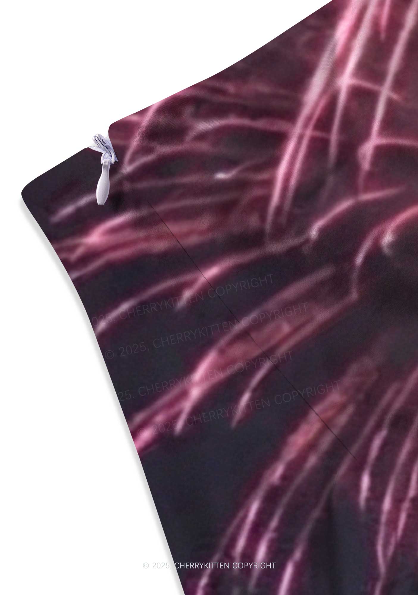 Crowned Rats Valentine's Day Y2K Print Mini Skirt Cherrykitten - Image 2