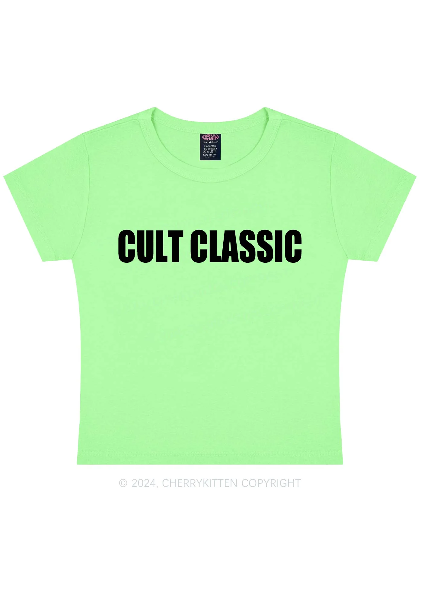 Cult Classic Y2K Baby Tee Cherrykitten - Image 11