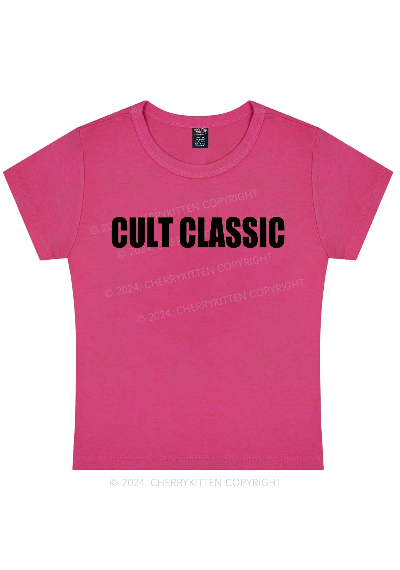 Cult Classic Y2K Baby Tee Cherrykitten - Image 8