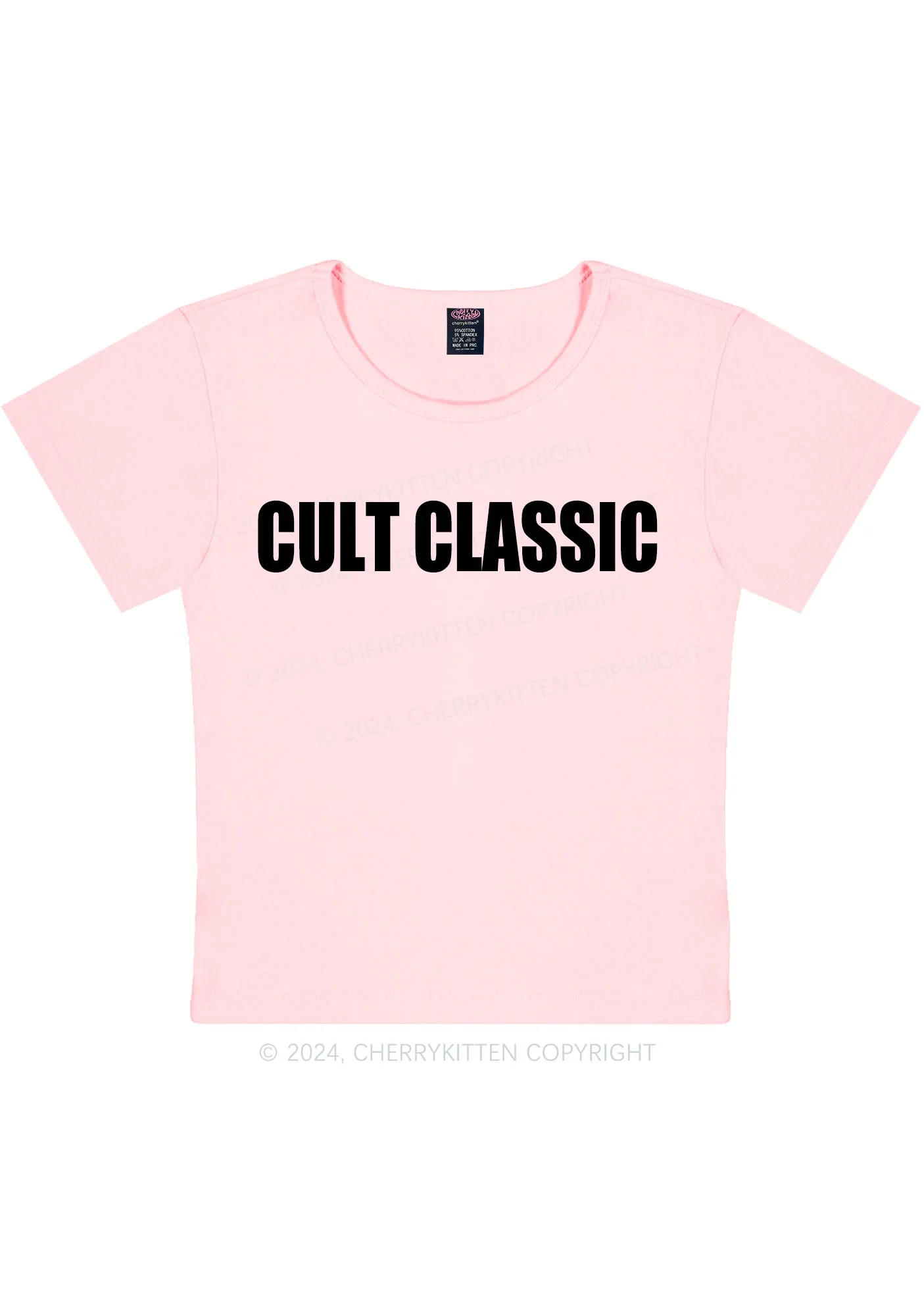 Cult Classic Y2K Baby Tee Cherrykitten - Image 9