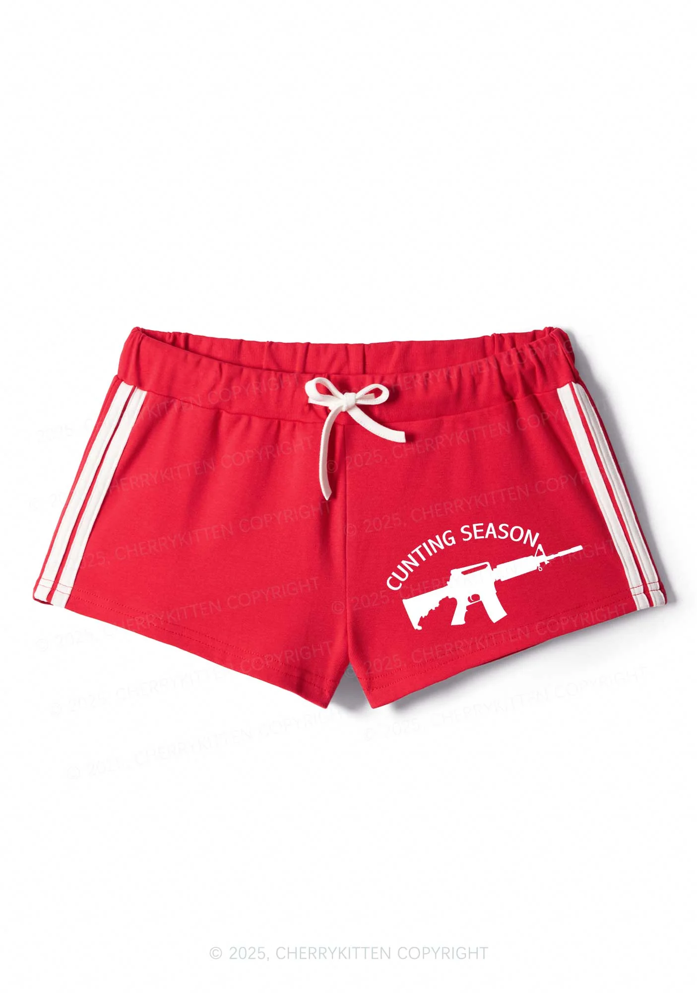 Cunting Season Y2K Drawstring Mini Shorts Cherrykitten - Image 3