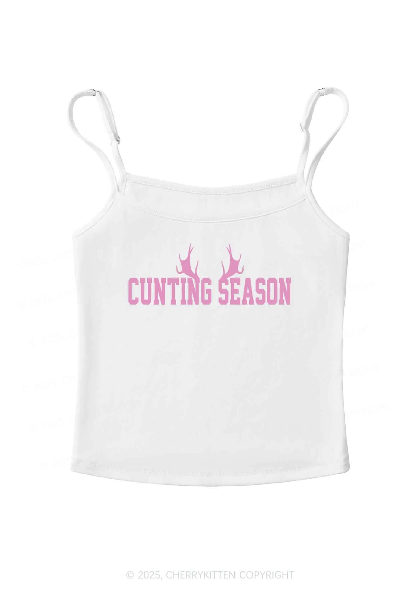 Cunting Season Y2K Spaghetti Strap Cami Cherrykitten - Image 4
