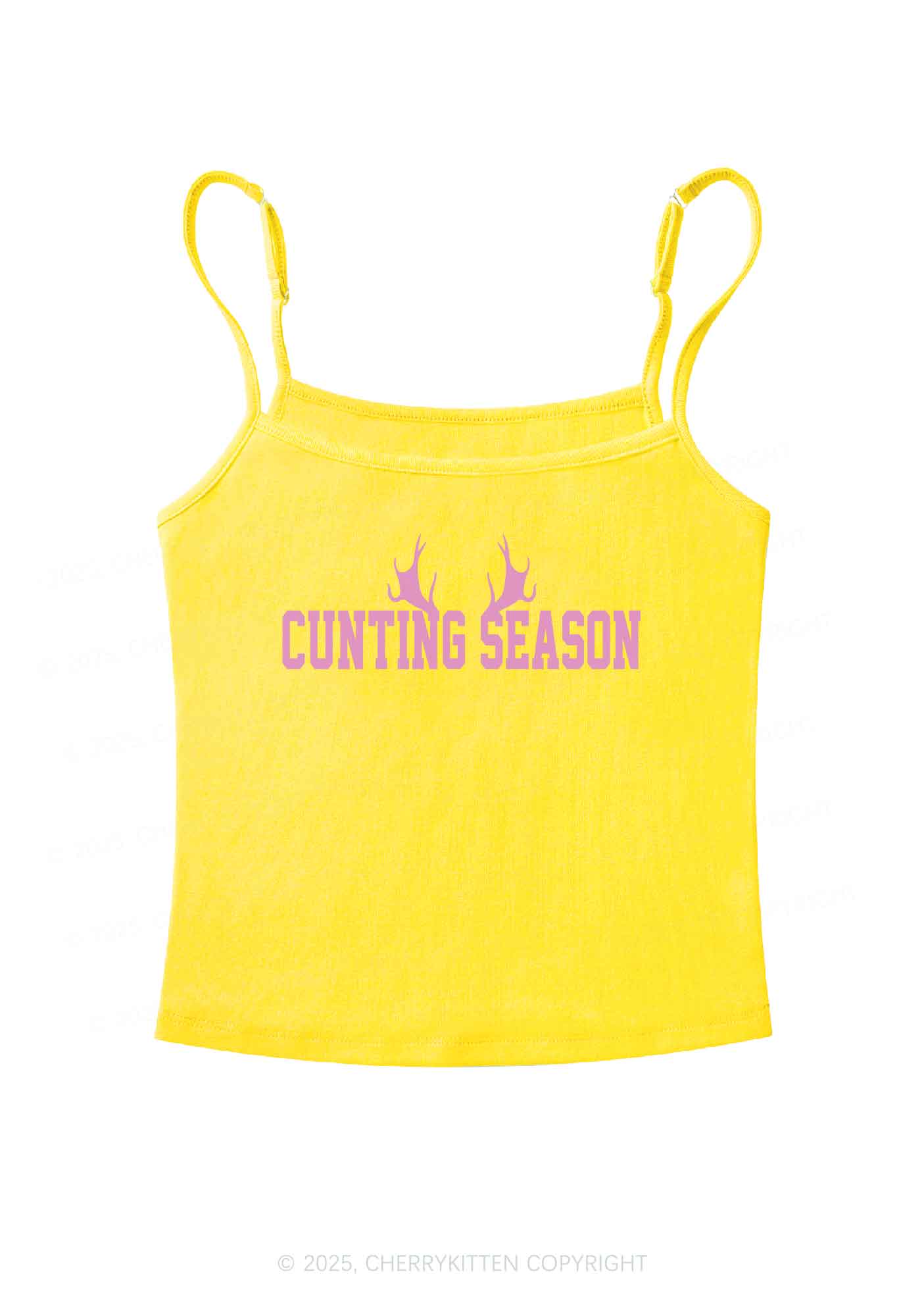 Cunting Season Y2K Spaghetti Strap Cami Cherrykitten - Image 5