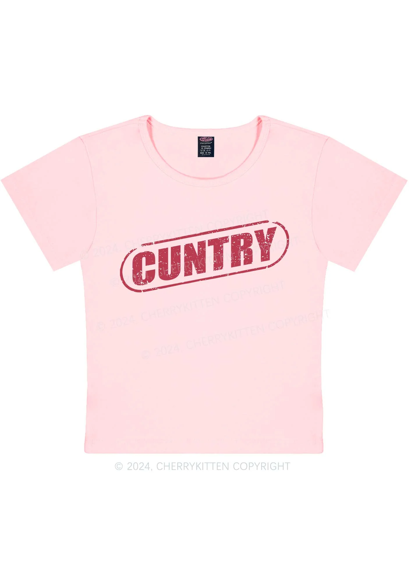 Cuntry Y2K Baby Tee Cherrykitten - Image 12