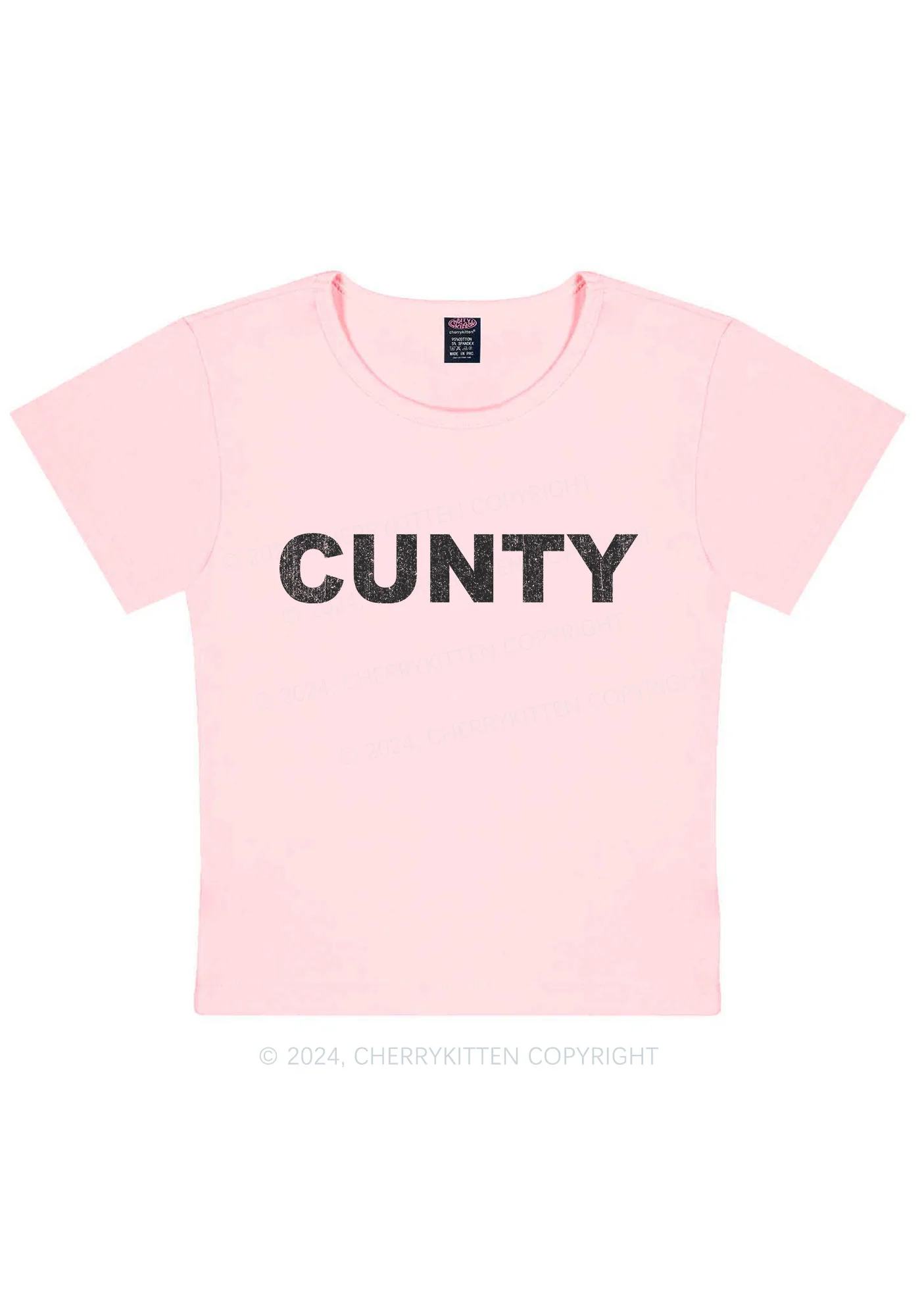 Cunty Y2K Baby Tee Cherrykitten - Image 11