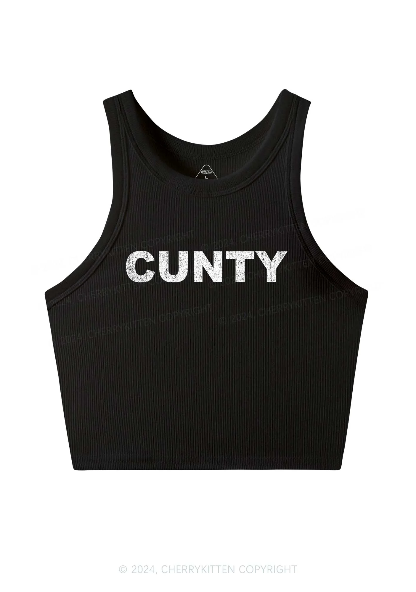 Cunty Y2K Crop Tank Top Cherrykitten - Image 4