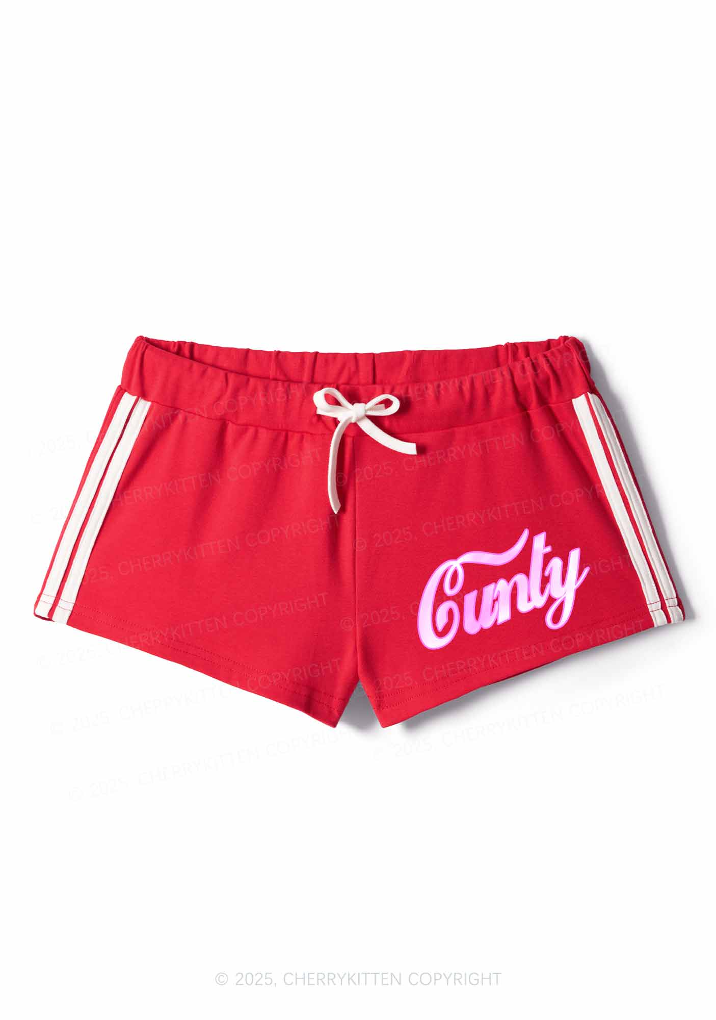 Cunty Y2K Drawstring Mini Shorts Cherrykitten - Image 4