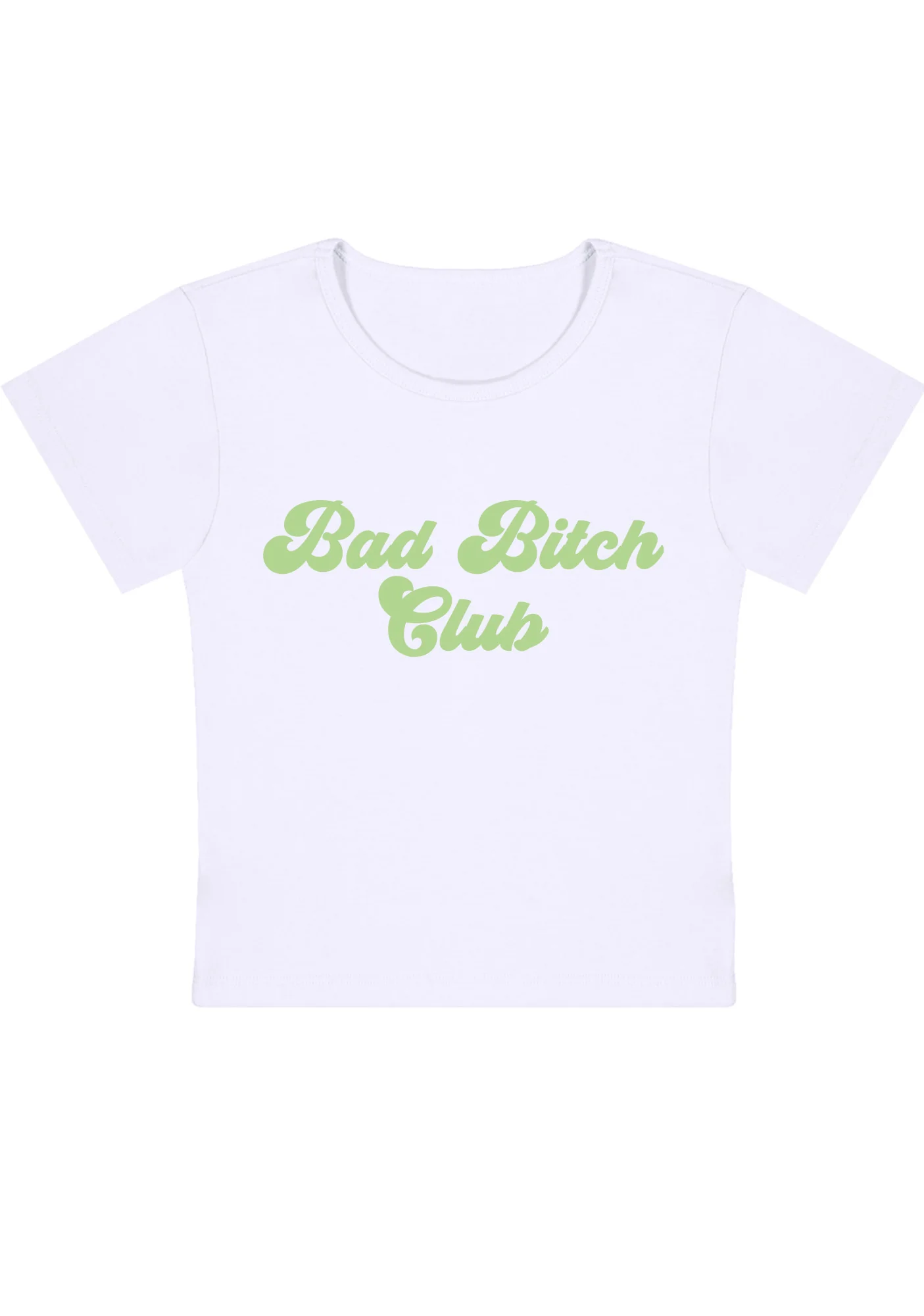 Curvy Bad Bixxh Club Baby Tee - Image 2
