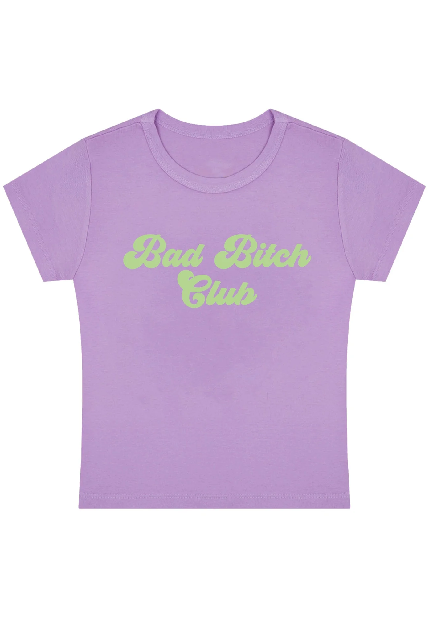 Curvy Bad Bixxh Club Baby Tee - Image 4