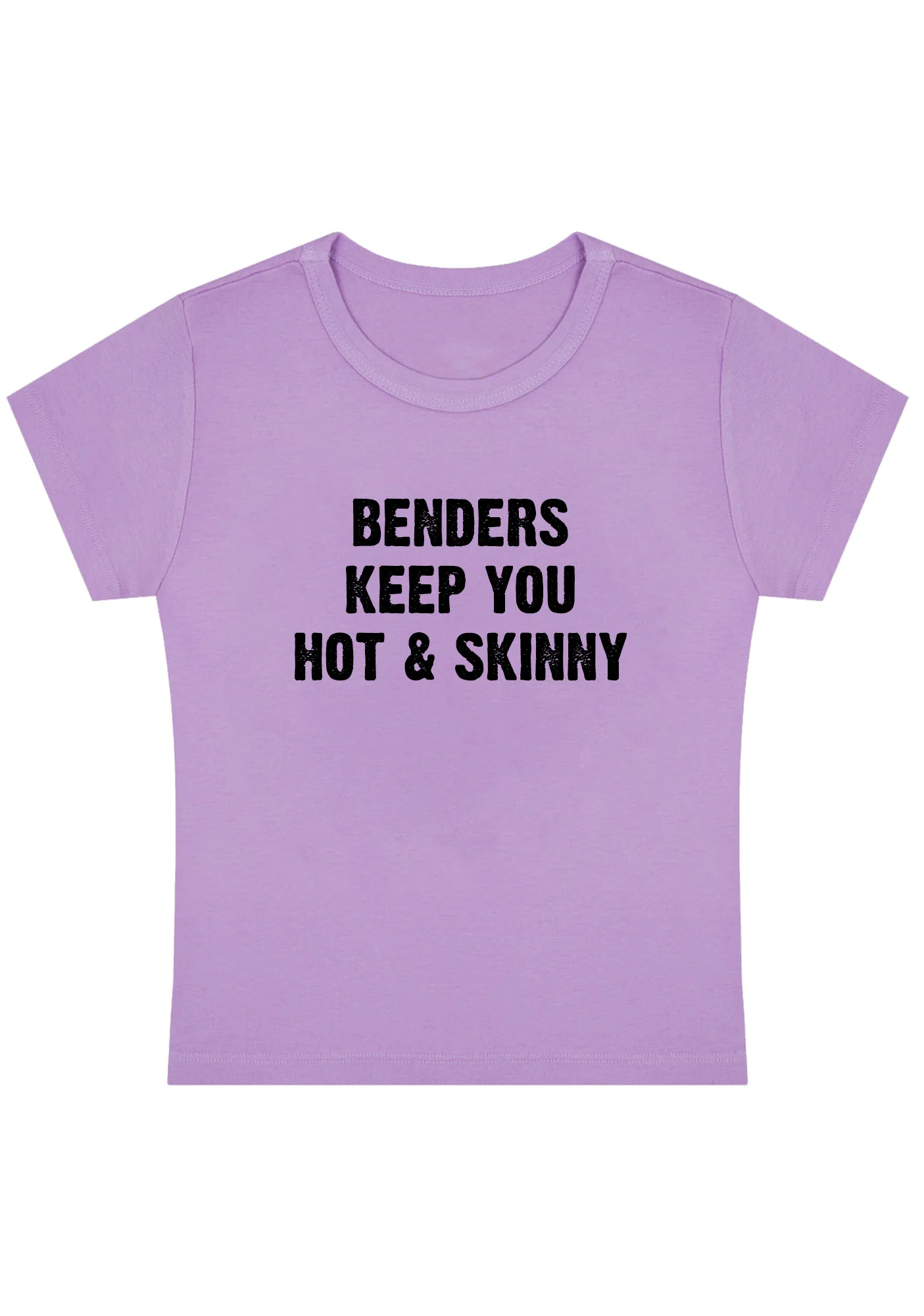 Curvy Benders Keep You Hot&Skinny Baby Tee - Image 4