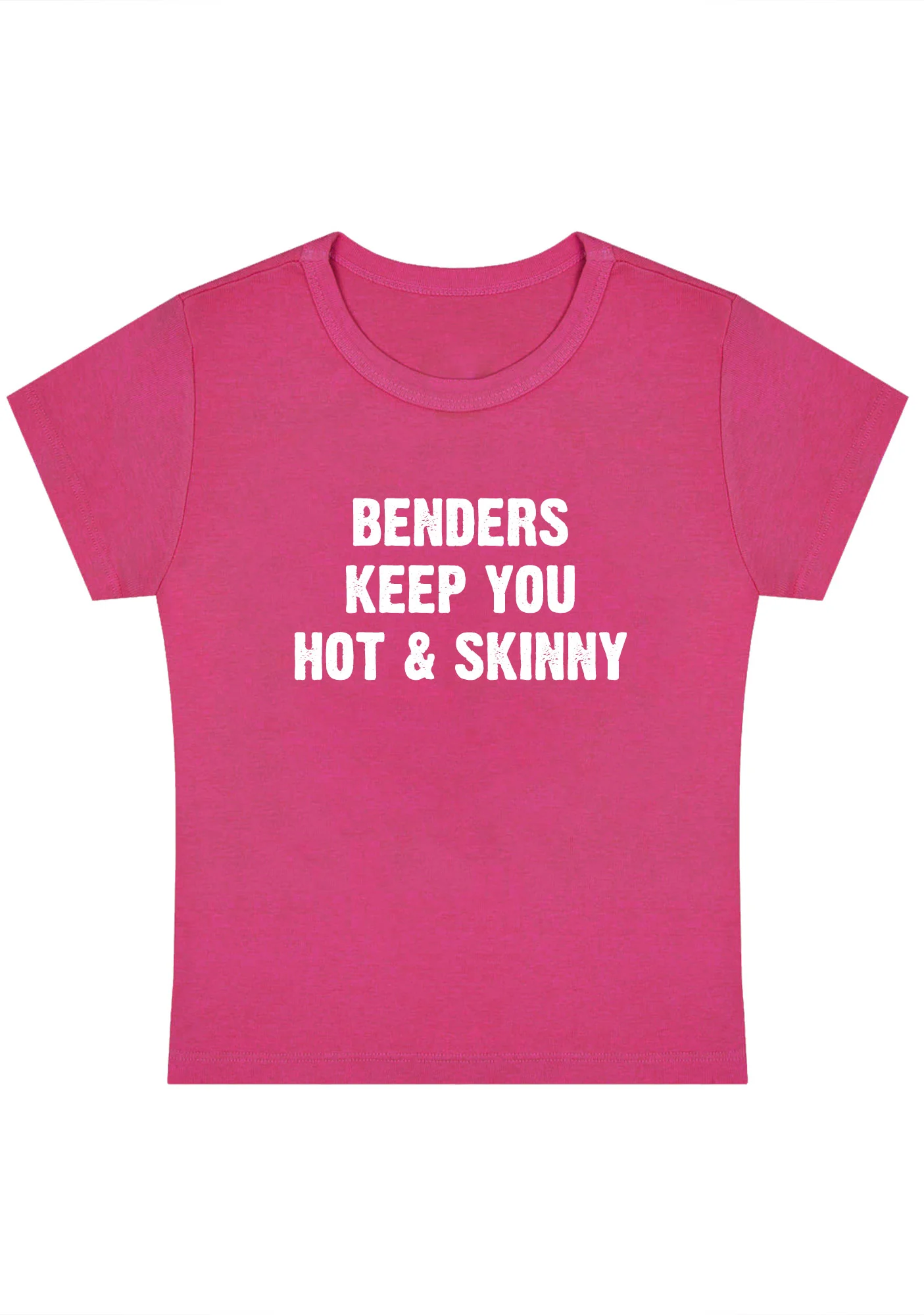 Curvy Benders Keep You Hot&Skinny Baby Tee - Image 5