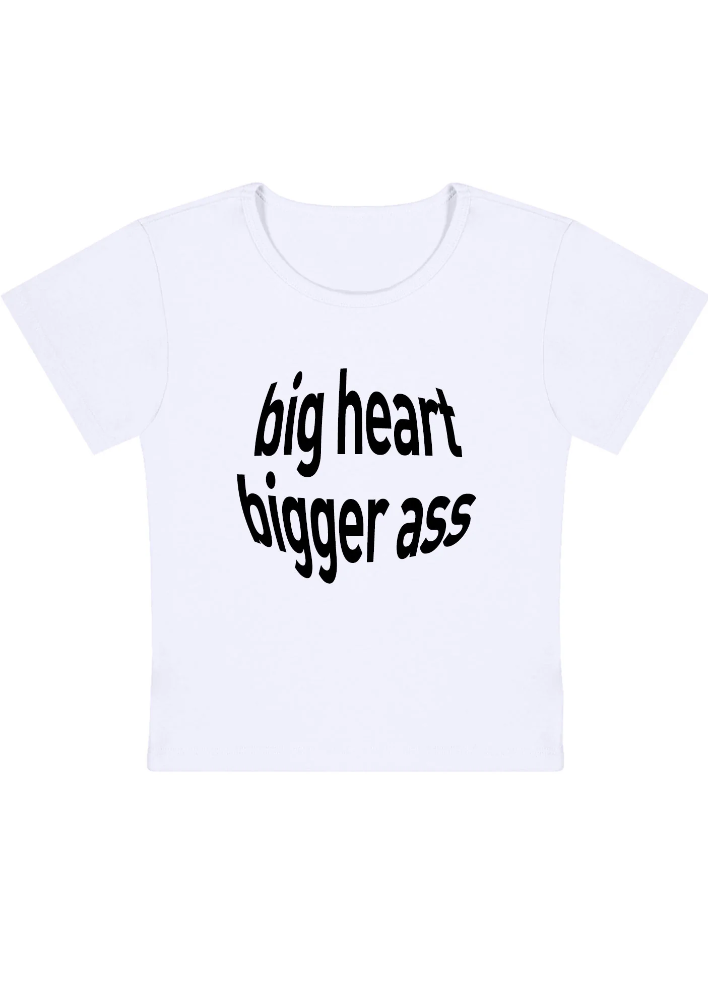 Curvy Big Heart Bigger Baby Tee - Image 2