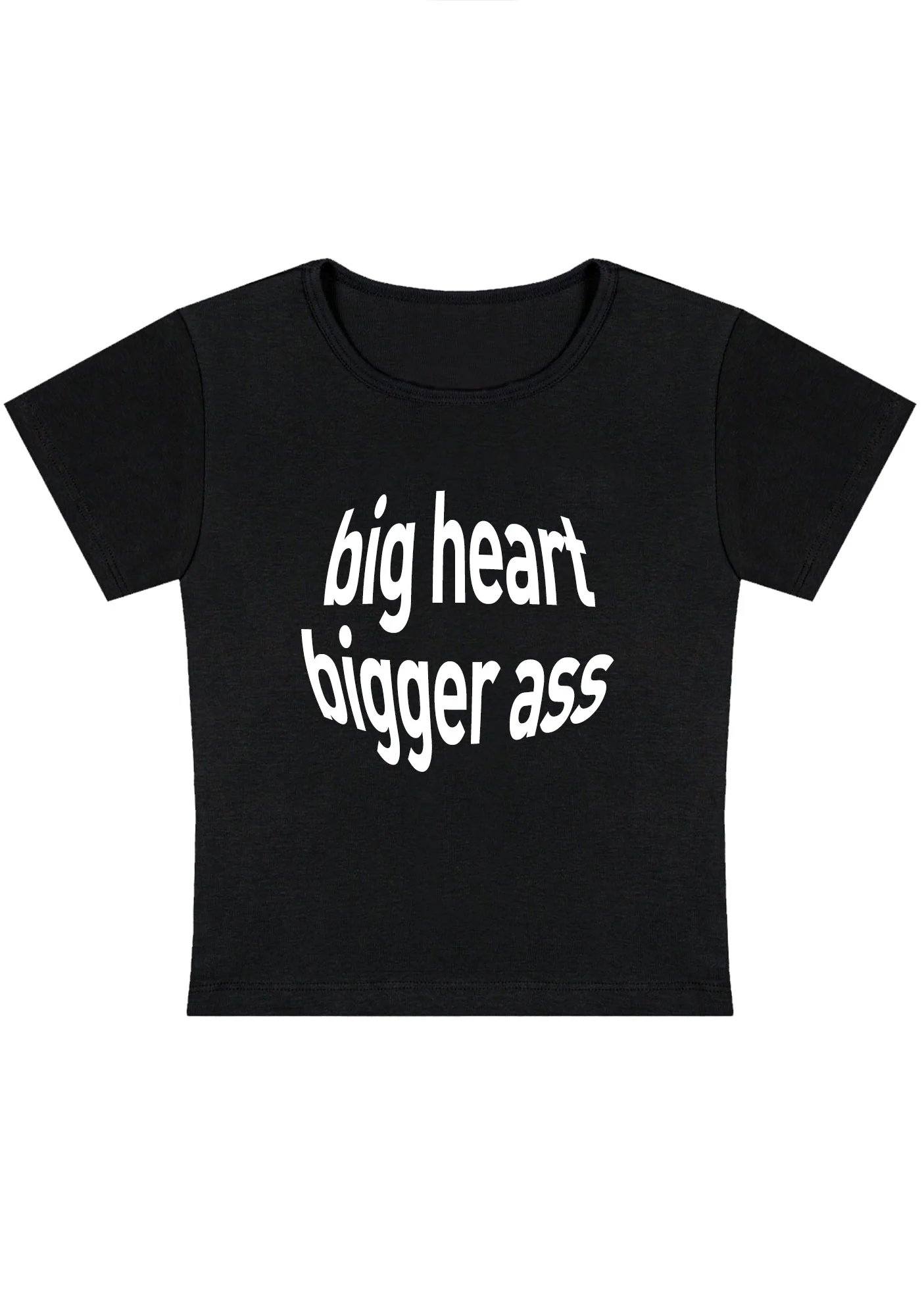 Curvy Big Heart Bigger Baby Tee - Image 3