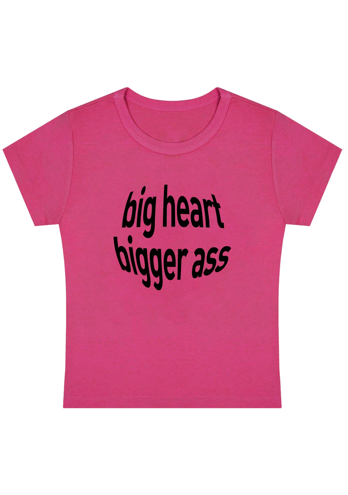 Curvy Big Heart Bigger Baby Tee - Image 5