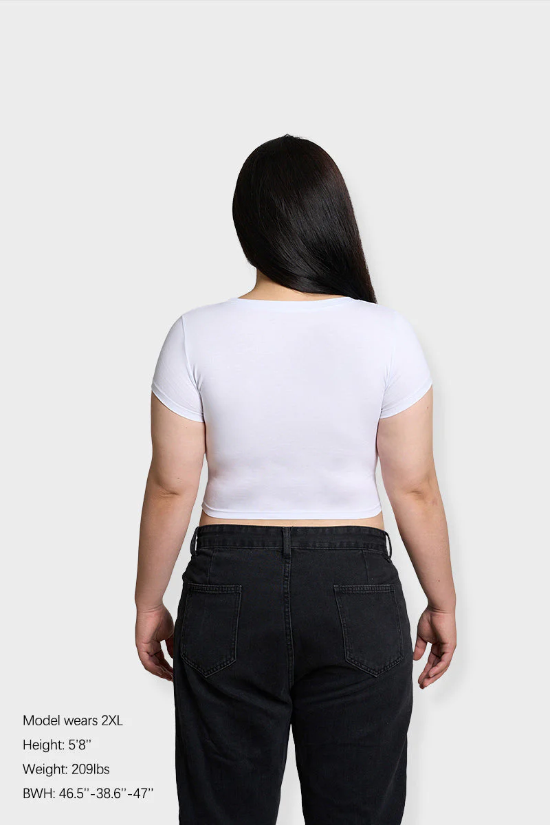Curvy Bipolar Express Y2K Baby Tee Cherrykitten - Image 6