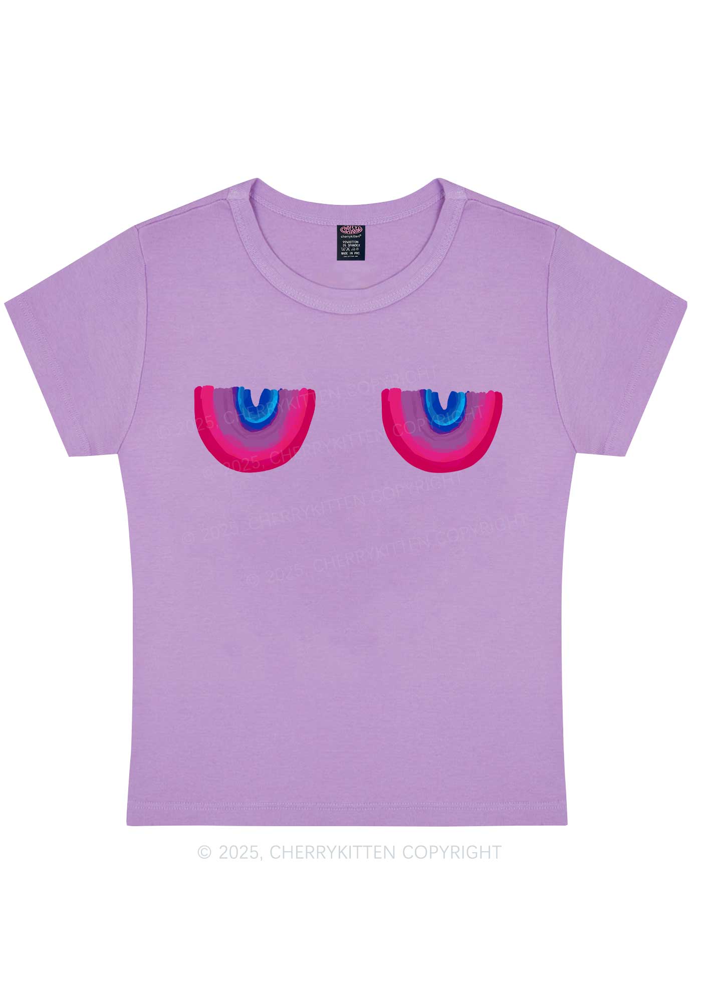 Curvy Bisexual Bxxb Y2K Baby Tee Cherrykitten - Image 4