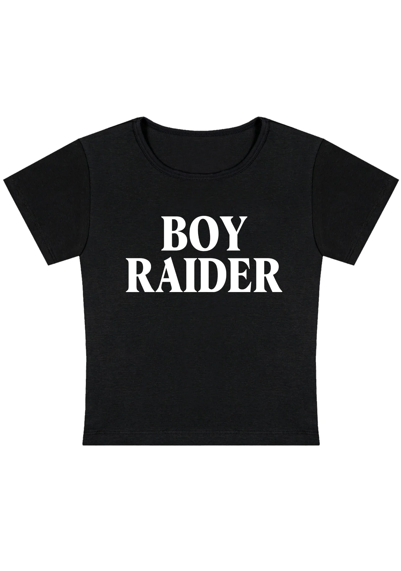 Curvy Boy Raider Baby Tee - Image 3