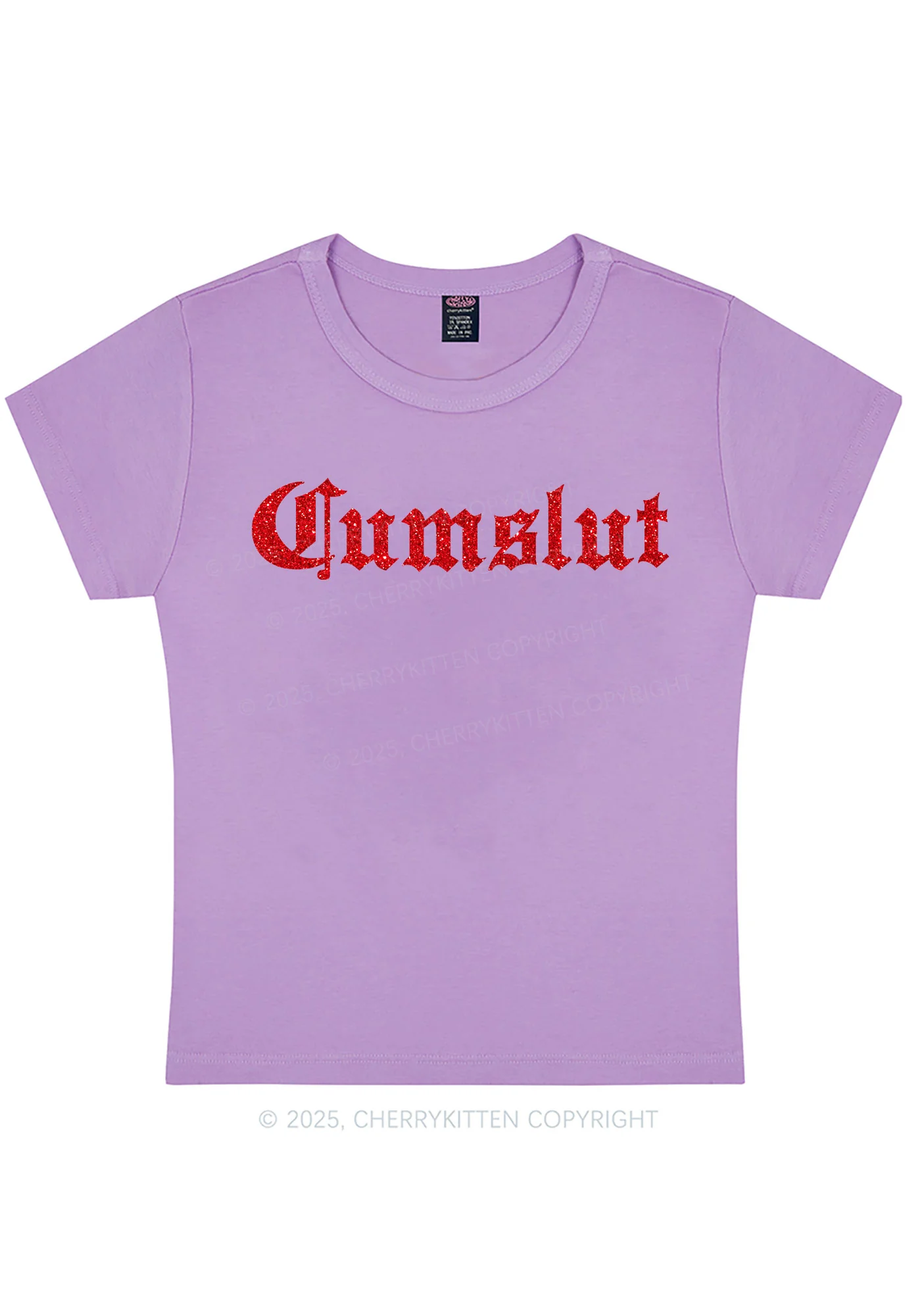 Curvy Cxmslxt Y2K Baby Tee Cherrykitten - Image 4